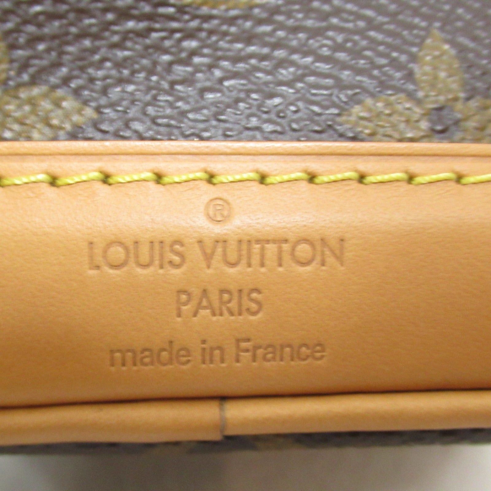 Louis Vuitton Louis Vuitton Nano Noe Shoulder Bag Coated Canvas Monogram Brown Size ONE SIZE - 8 Thumbnail