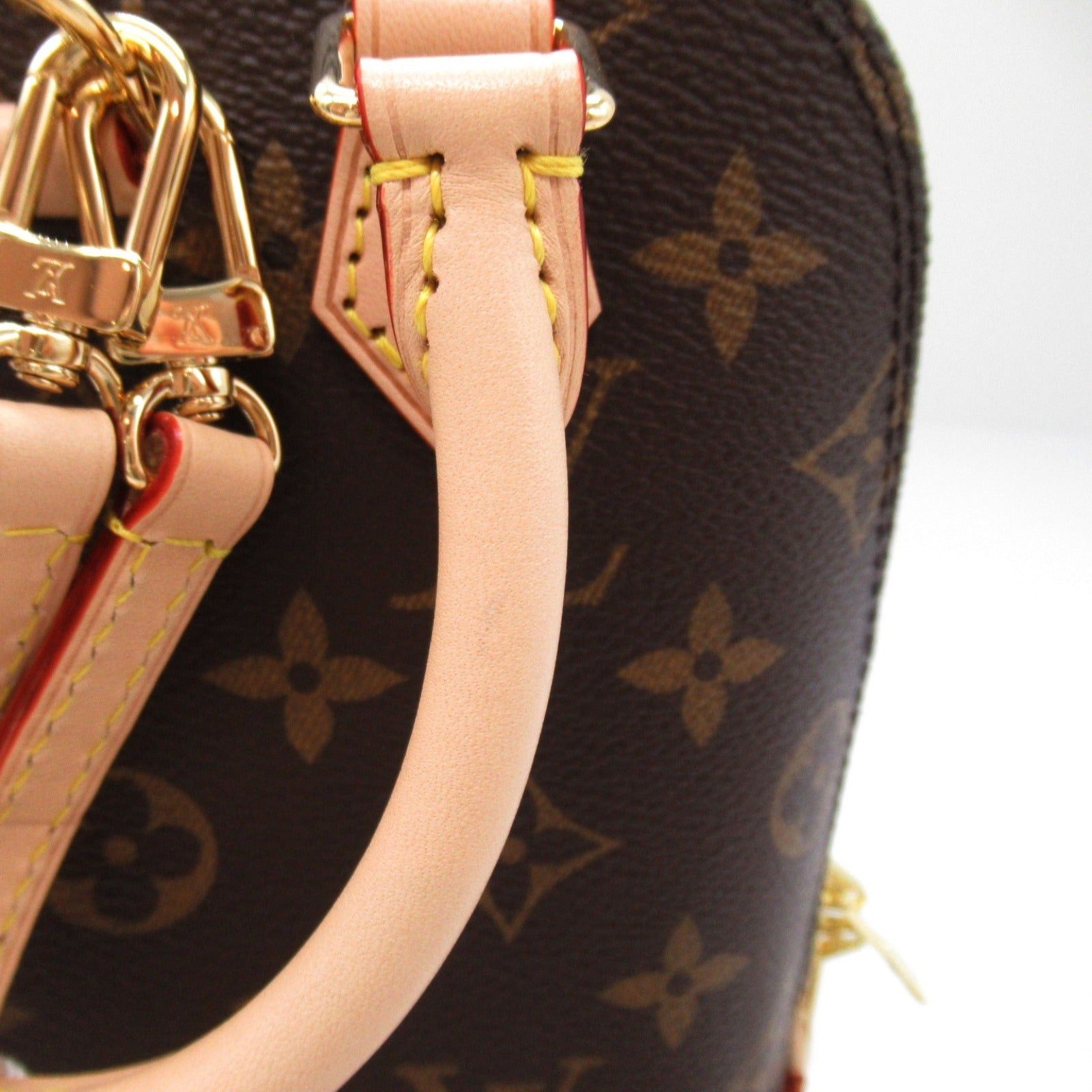Louis Vuitton Louis Vuitton Alma Backpack Rucksack Coated Canvas Monogram Brown Size ONE SIZE - 11 Thumbnail
