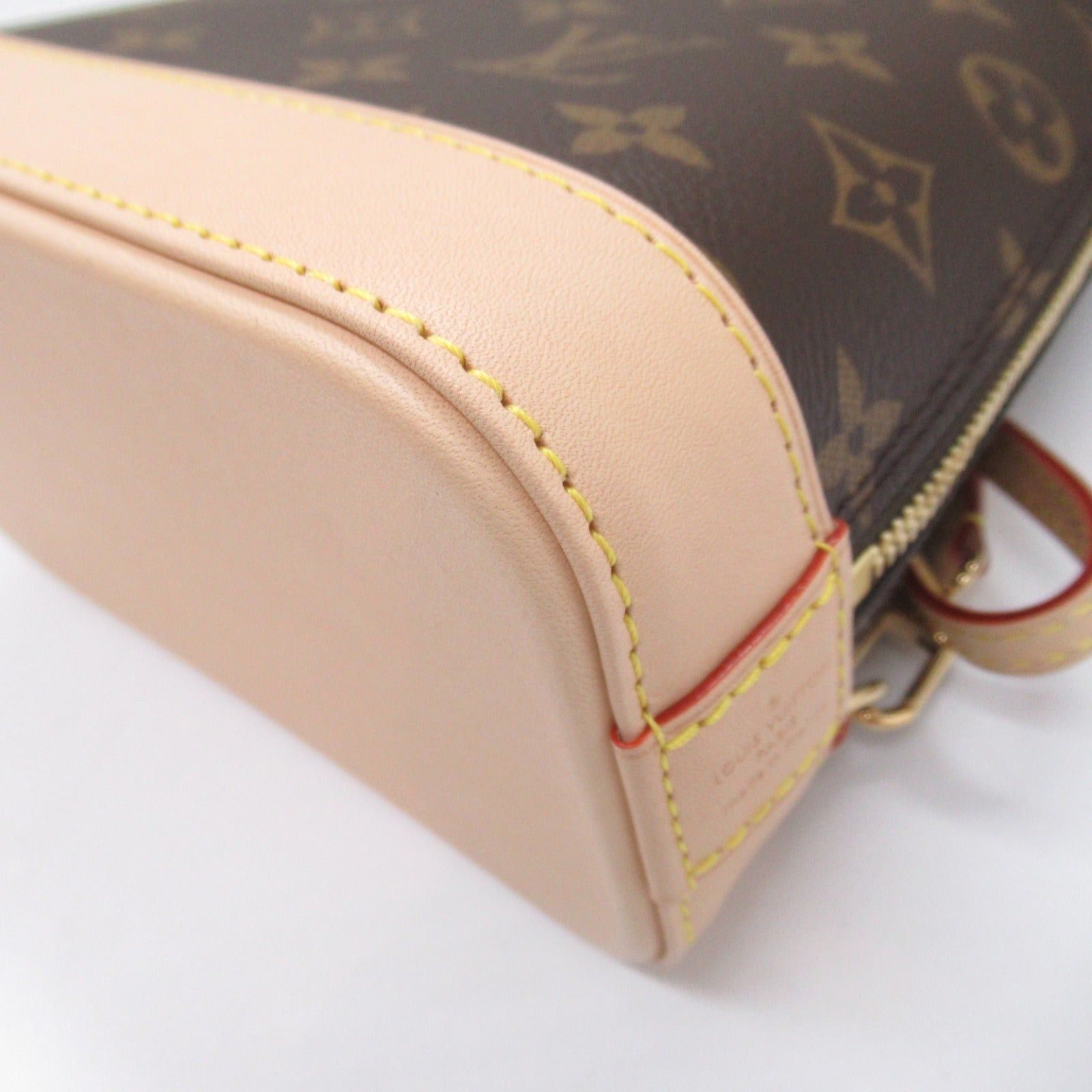 Louis Vuitton Louis Vuitton Alma Backpack Rucksack Coated Canvas Monogram Brown Size ONE SIZE - 9 Thumbnail