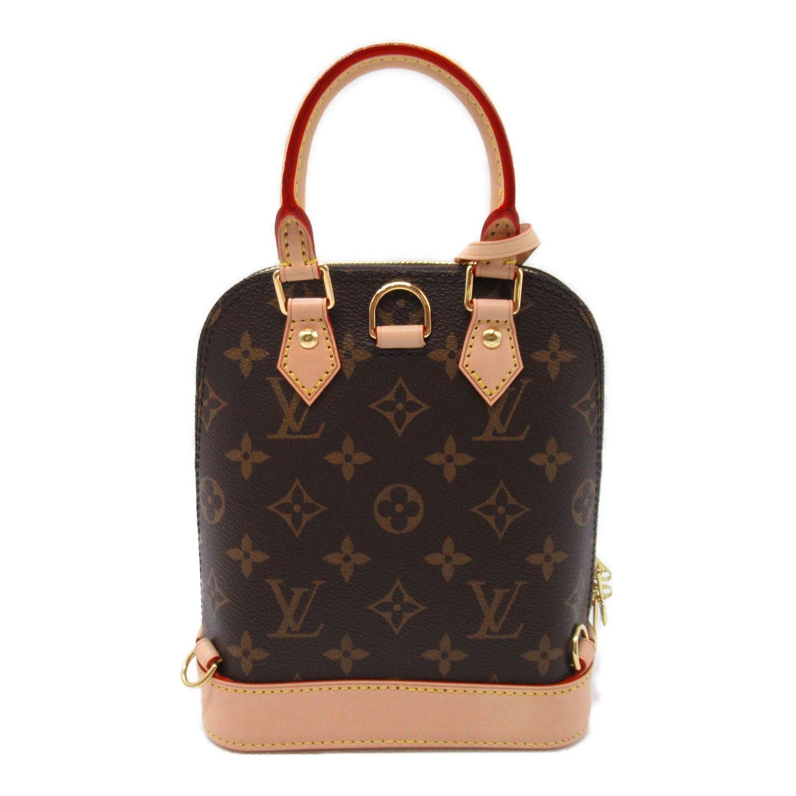 Louis Vuitton Louis Vuitton Alma Backpack Rucksack Coated Canvas Monogram Brown Size ONE SIZE - 3 Thumbnail
