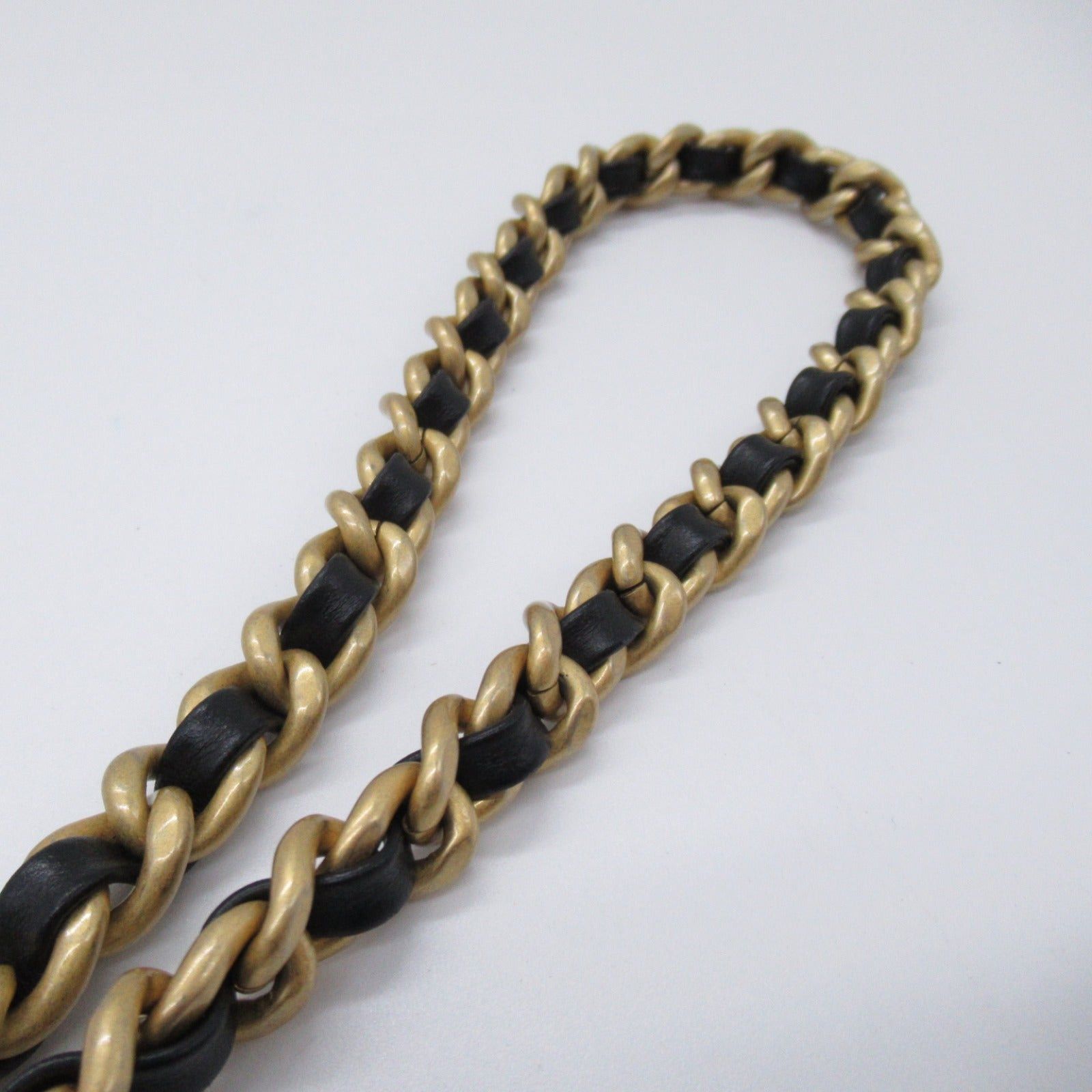 Chanel Chanel Chain Shoulder Bag Denim Black Gold Hardware Size ONE SIZE - 9 Thumbnail