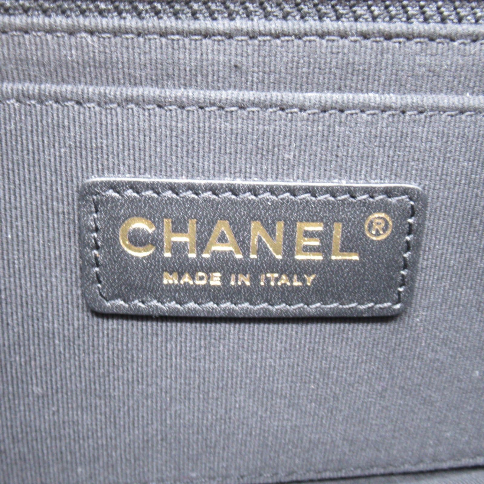 Chanel Chanel Chain Shoulder Bag Denim Black Gold Hardware Size ONE SIZE - 7 Thumbnail