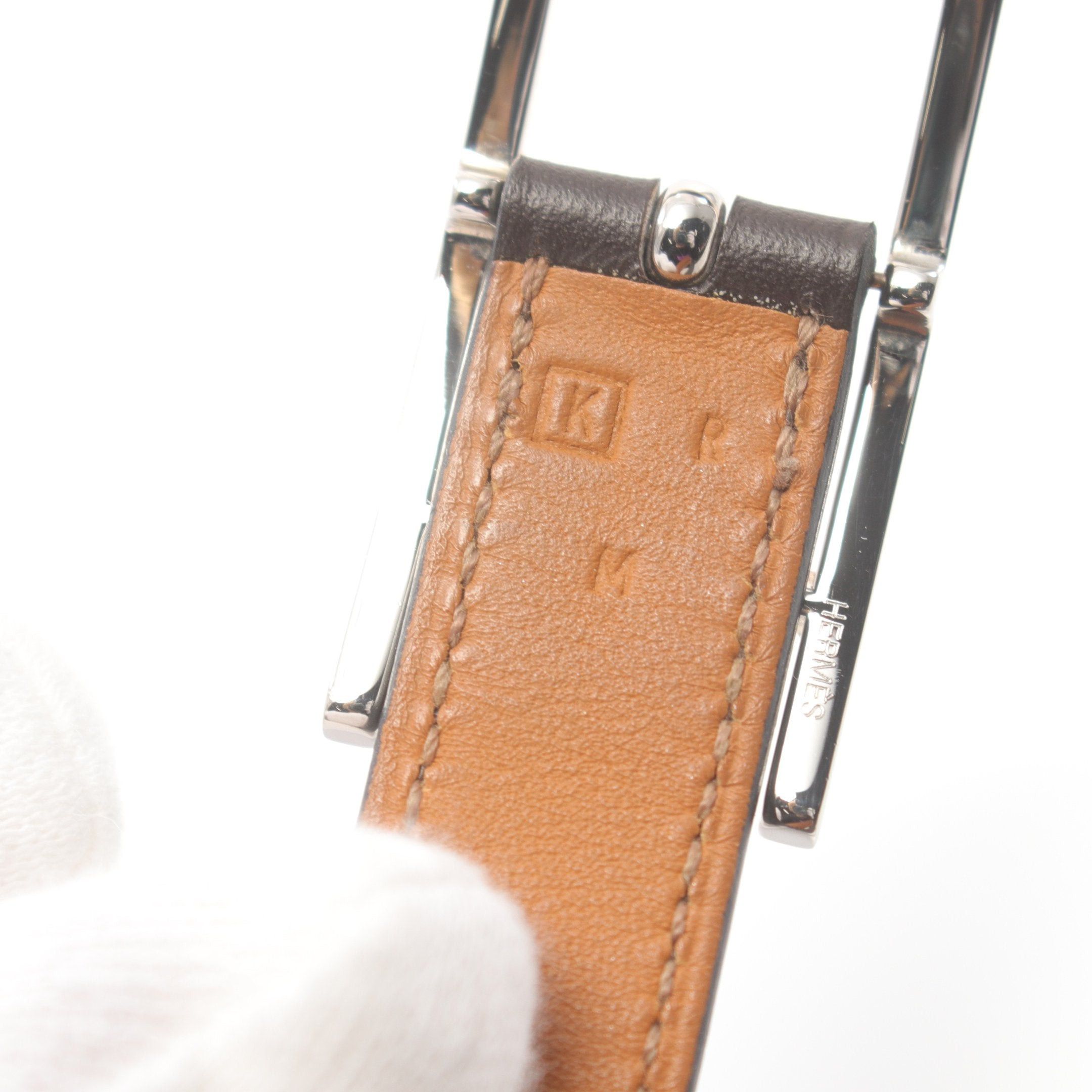 Hermes Hermes Be Api Double Tour Bracelet Veau Swift Dark Brown □K Stamp Size ONE SIZE - 4 Thumbnail
