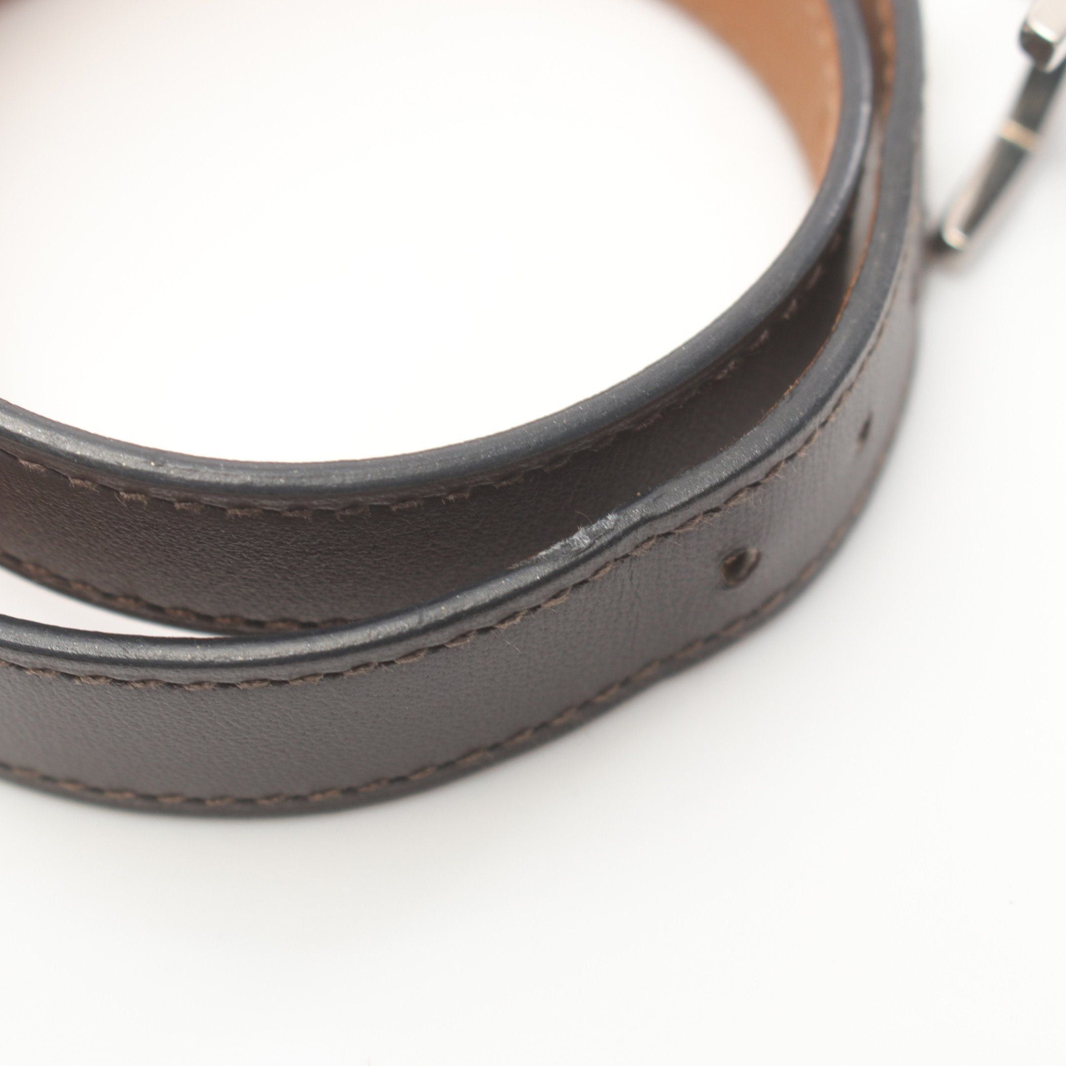 Hermes Hermes Be Api Double Tour Bracelet Veau Swift Dark Brown □K Stamp Size ONE SIZE - 5 Thumbnail