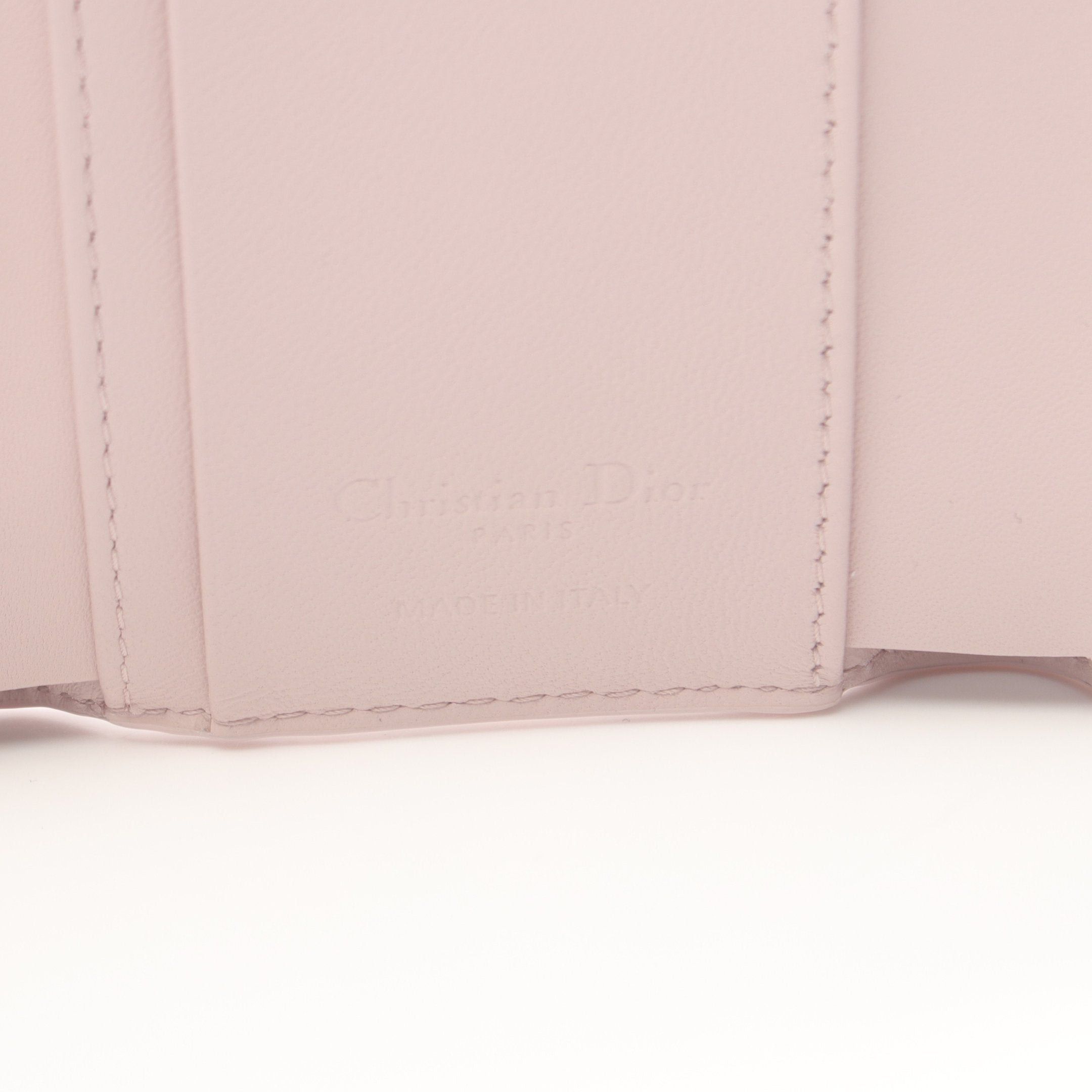 Dior Dior My Dior Hibiscus L Zip Wallet Trifold Leather