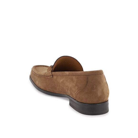 Salvatore Ferragamo Nabuk Gancini Loafers Size US 7.5 / EU 40-41 - 3 Thumbnail