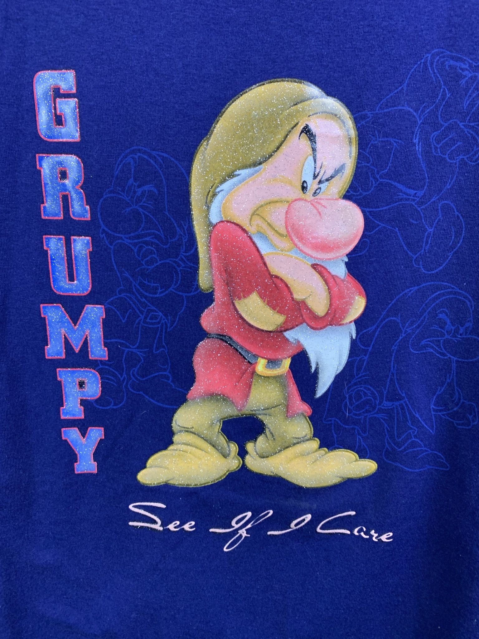 Disney Vintage Deadstock Grumpy Dwarf NWT Disney Tee Shirt Size L Size US M / EU 48-50 / 2 - 3 Thumbnail