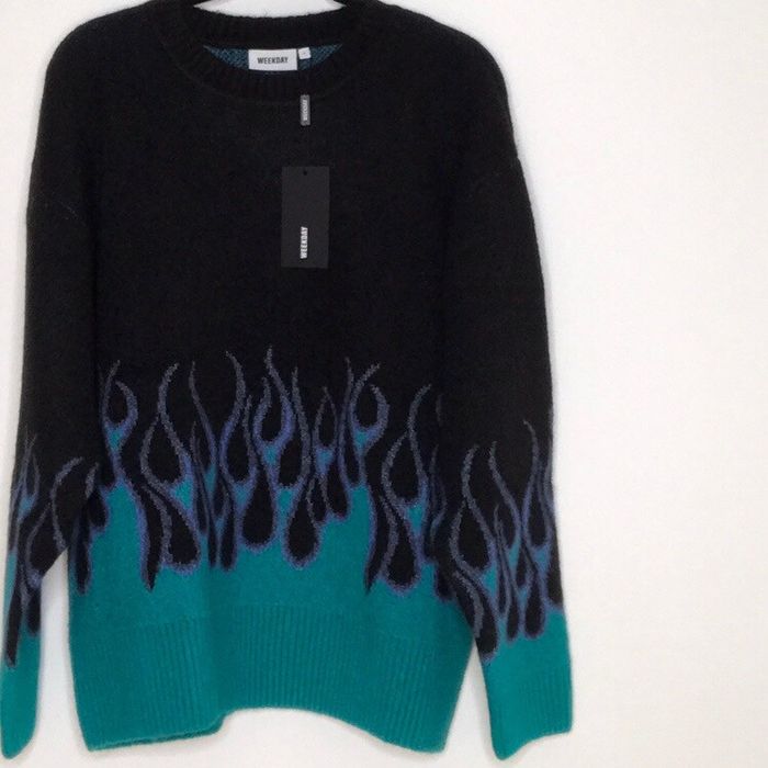 Weekday jacquard hot sale flame sweater