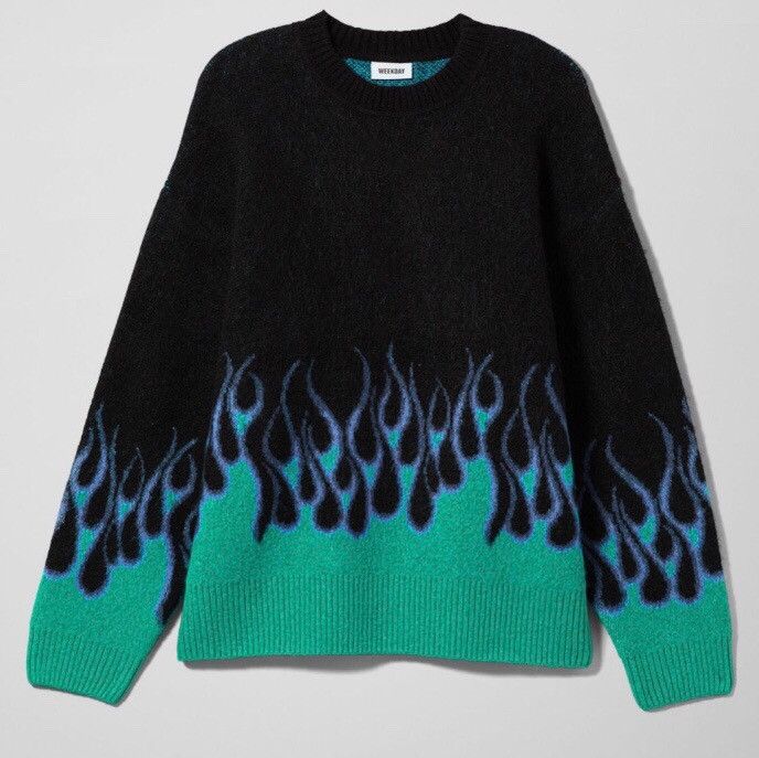 Weekday flame 2025 jacquard jumper