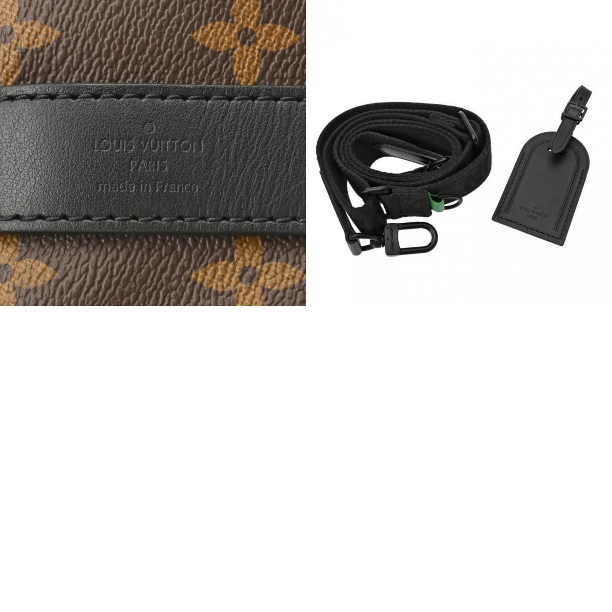 Louis Vuitton Louis Vuitton Macassar Keepall Bandouliere 25 Green M46249 Men's Monogram Canvas Handbag Size ONE SIZE - 13 Thumbnail