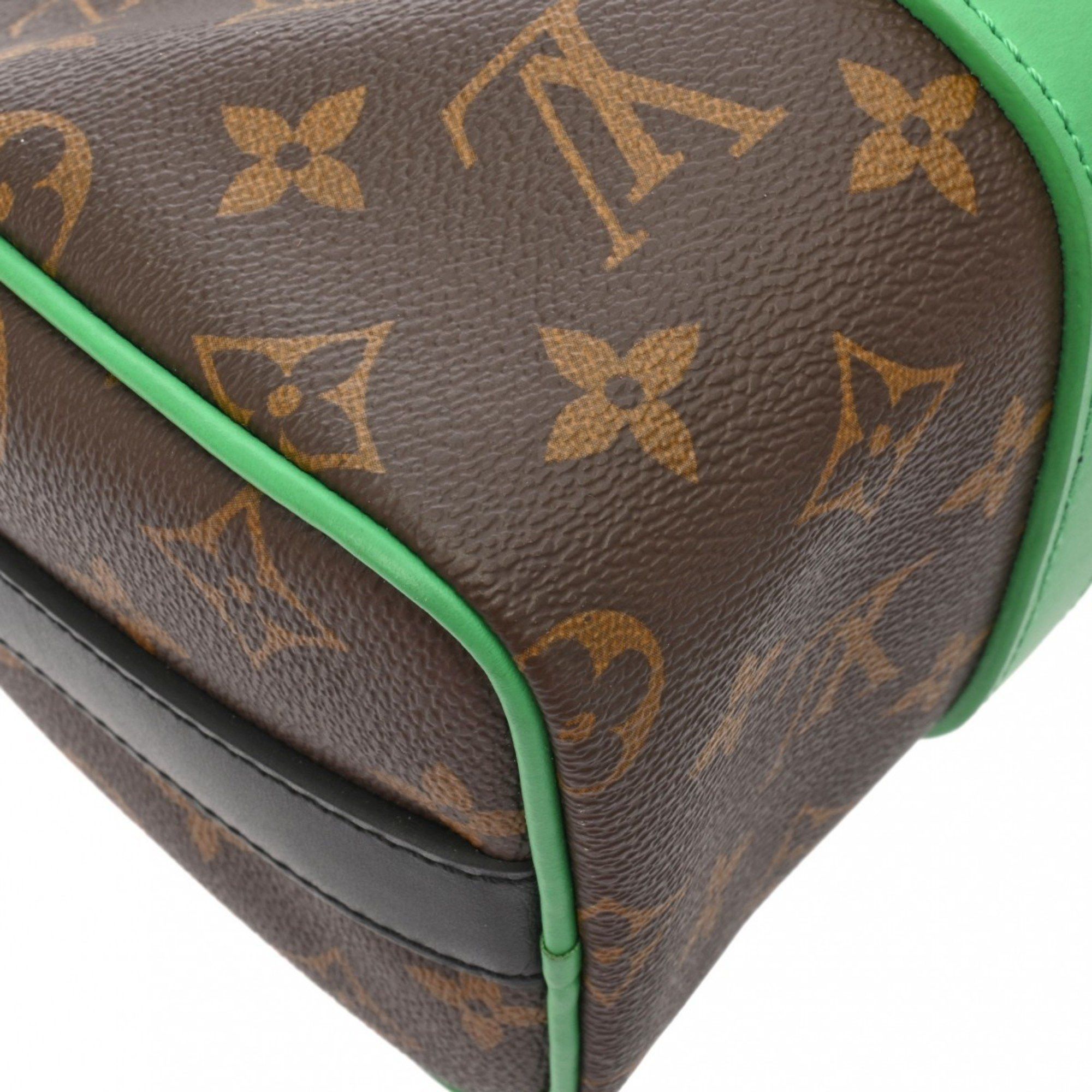 Louis Vuitton Louis Vuitton Macassar Keepall Bandouliere 25 Green M46249 Men's Monogram Canvas Handbag Size ONE SIZE - 9 Thumbnail