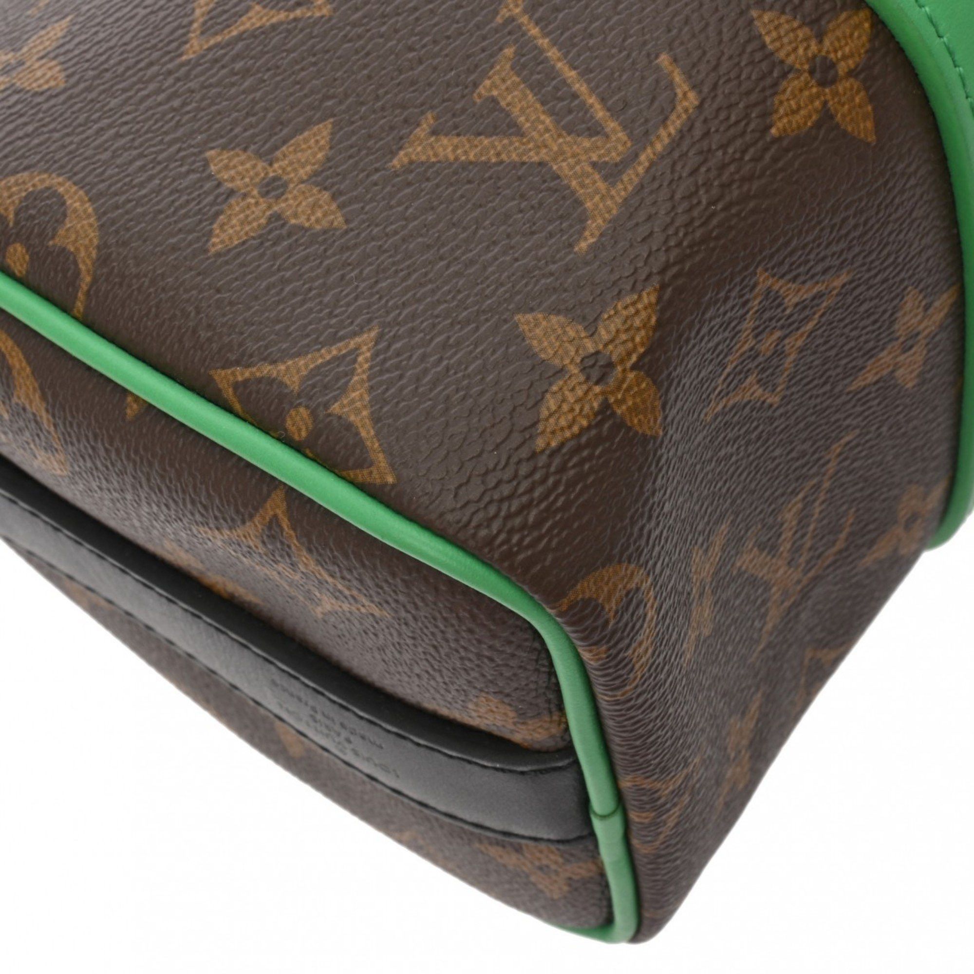 Louis Vuitton Louis Vuitton Macassar Keepall Bandouliere 25 Green M46249 Men's Monogram Canvas Handbag Size ONE SIZE - 7 Thumbnail
