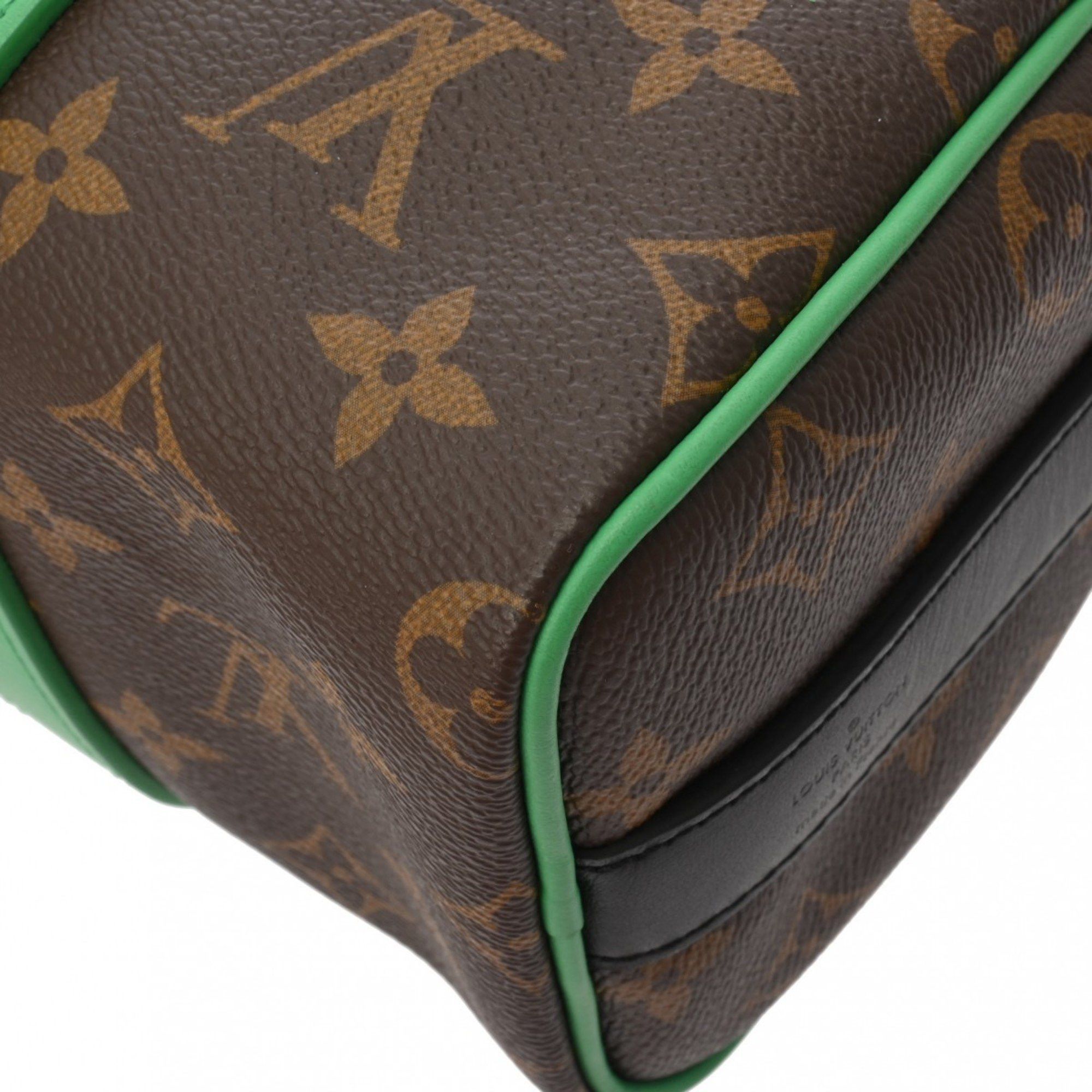 Louis Vuitton Louis Vuitton Macassar Keepall Bandouliere 25 Green M46249 Men's Monogram Canvas Handbag Size ONE SIZE - 10 Thumbnail