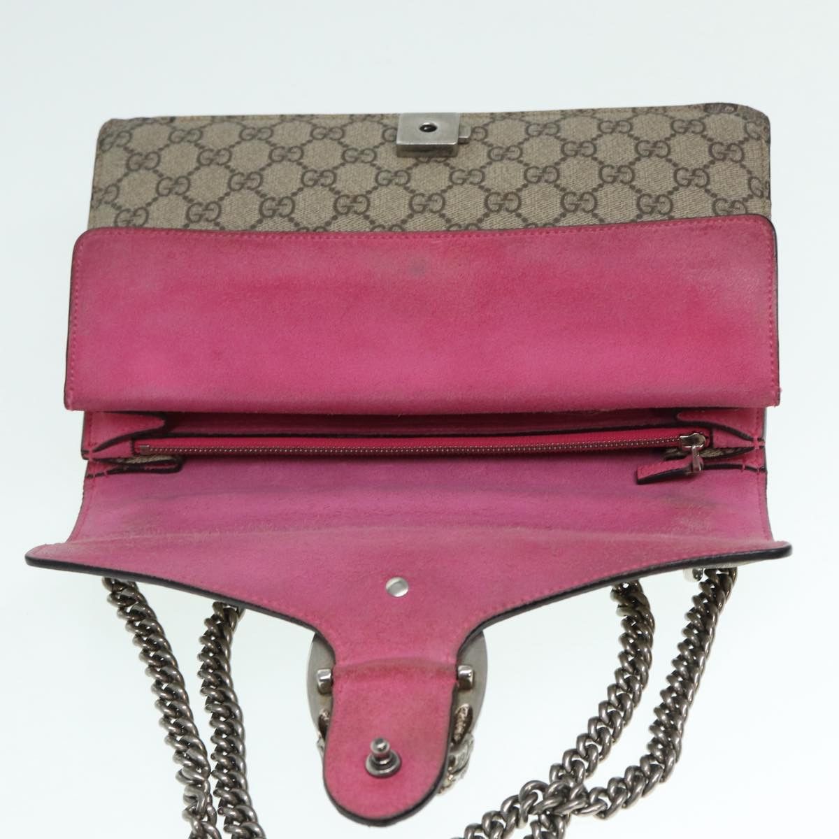 Gucci Dionysus Beige Canvas Shoulder Bag (Pre-Owned) Size ONE SIZE - 18 Thumbnail