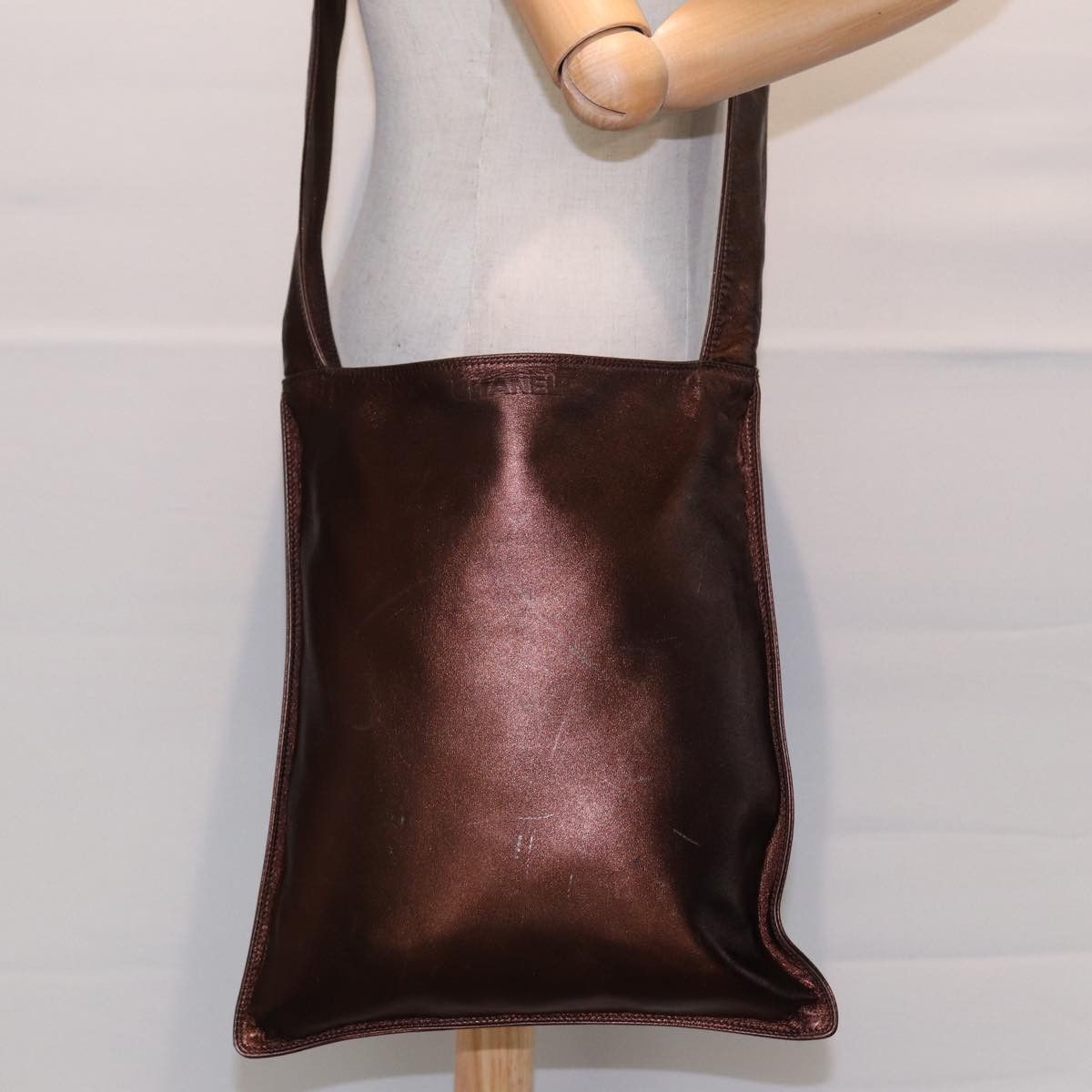 Chanel Brown Leather Shoulder Bag (Pre-Owned) Size ONE SIZE - 14 Thumbnail