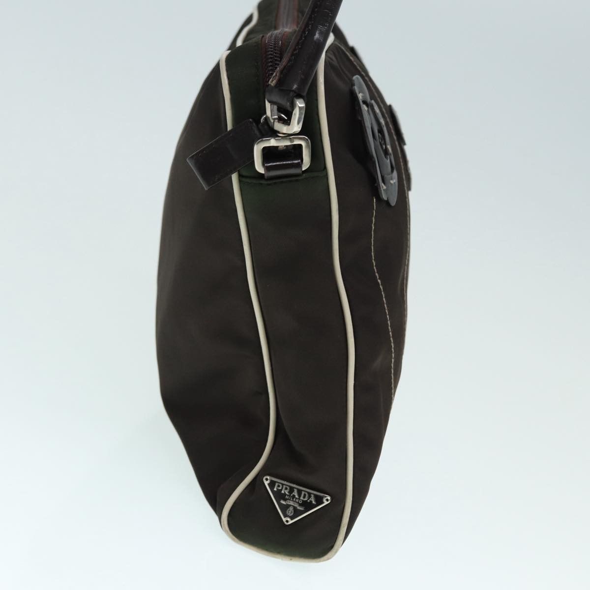 Prada Tessuto Black Synthetic Handbag (Pre-Owned) Size ONE SIZE - 4 Thumbnail