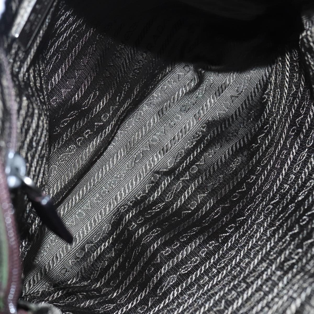 Prada Tessuto Black Synthetic Handbag (Pre-Owned) Size ONE SIZE - 13 Thumbnail