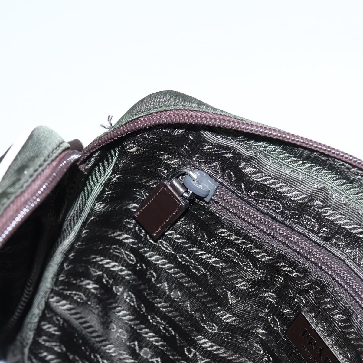 Prada Tessuto Black Synthetic Handbag (Pre-Owned) Size ONE SIZE - 12 Thumbnail