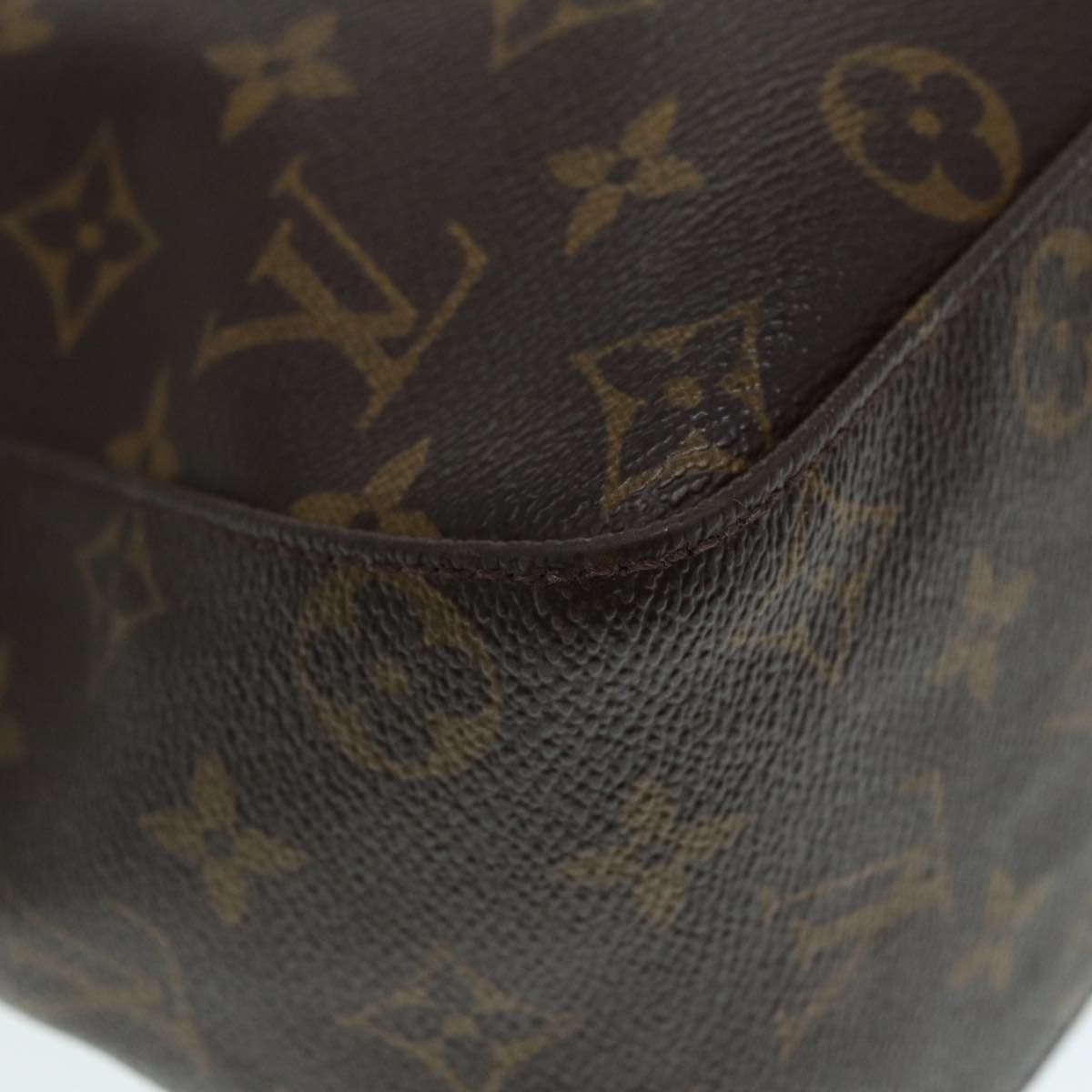 Louis Vuitton Looping Gm Brown Canvas Shoulder Bag (Pre-Owned) Size ONE SIZE - 7 Thumbnail