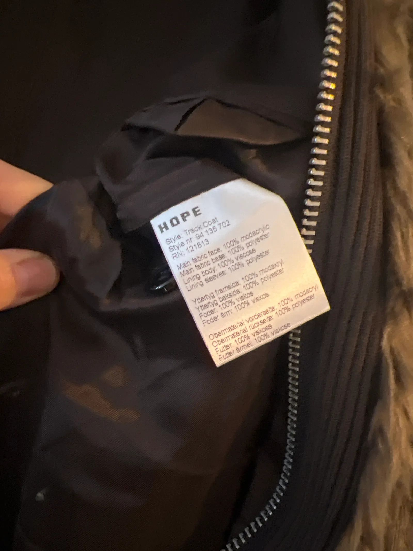 Hope Hope Track Coat Fur Faux Fur Size XS / US 0-2 / IT 36-38 - 4 Thumbnail