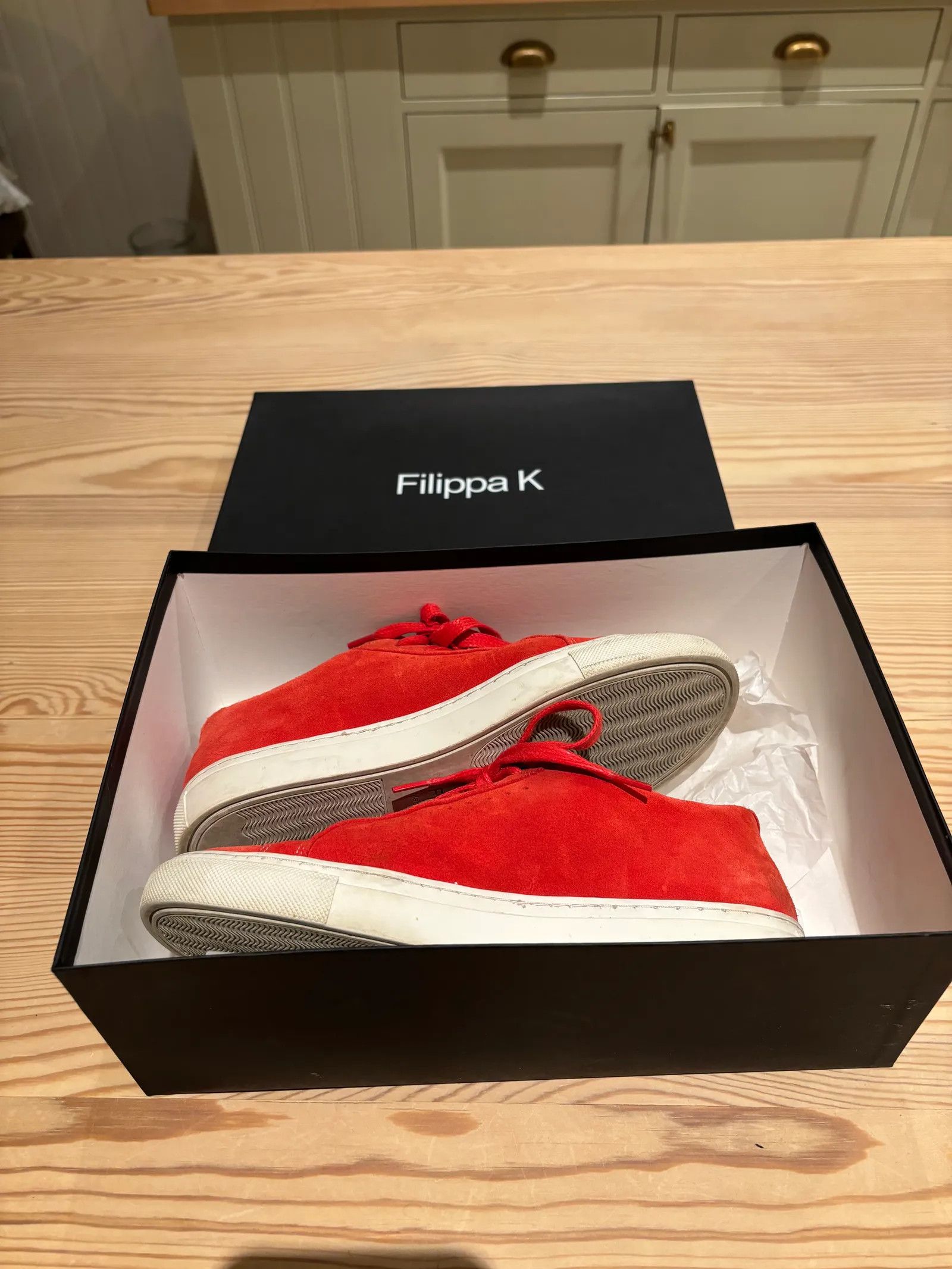 Filippa K Filippa K Kate Seasonal Sneaker, Poppy Suede Sneakers Size US 6 / IT 36 - 2 Thumbnail