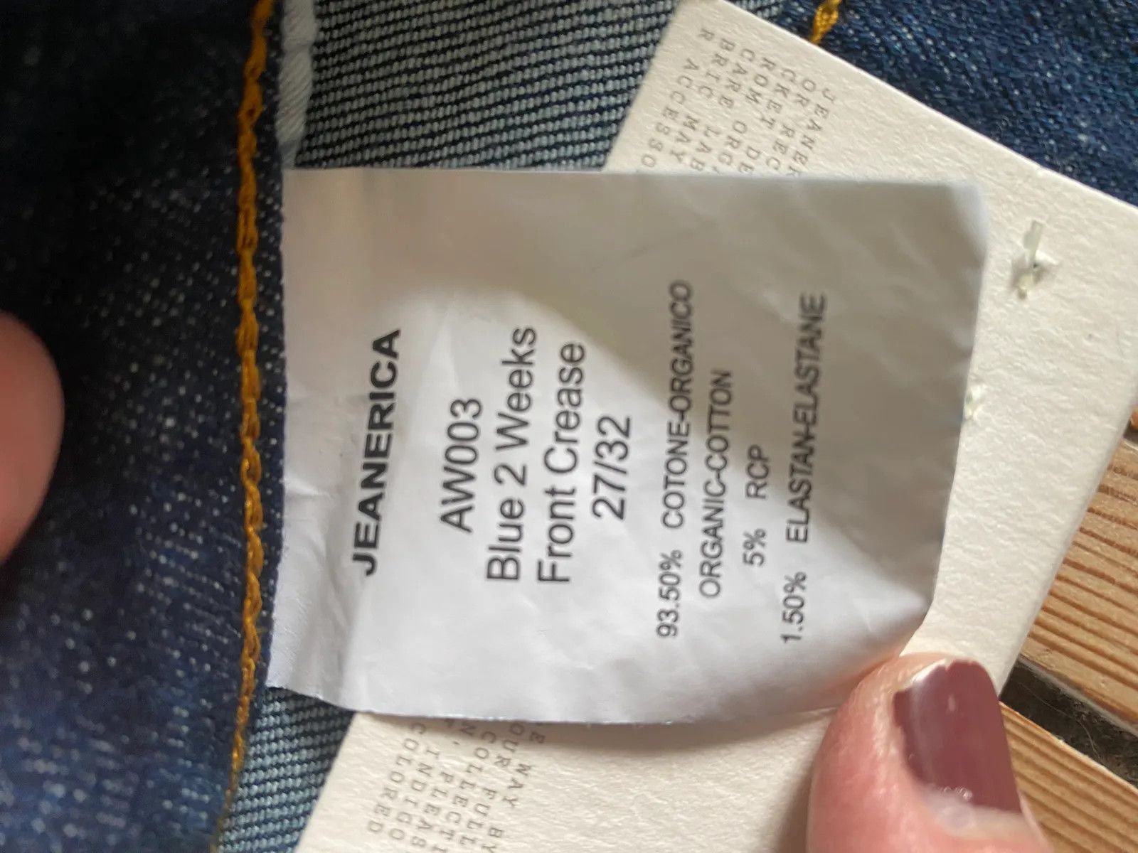 JEANERICA JEANERICA Aw003 Jeans Size 27" / US 4 / IT 40 - 3 Thumbnail