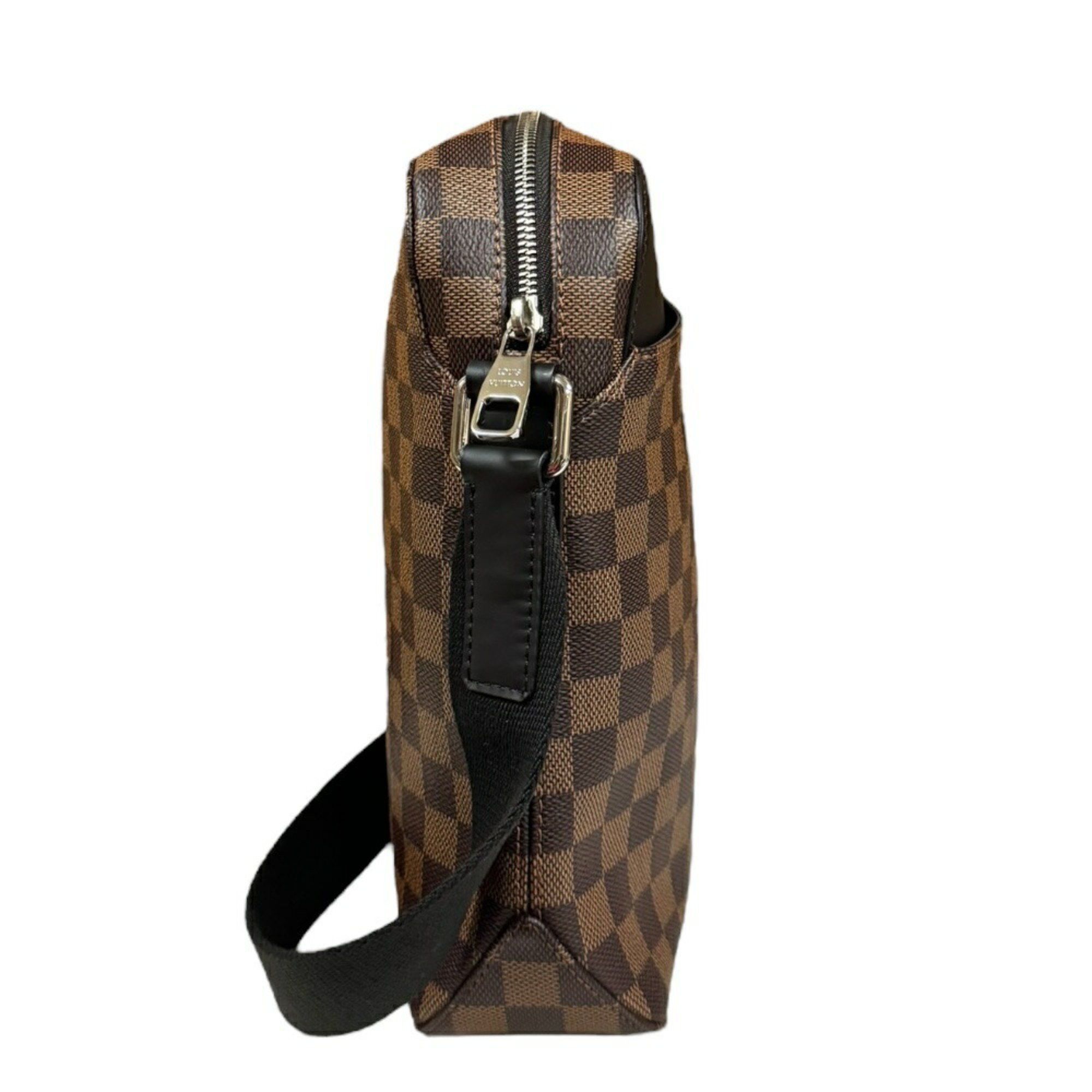 Louis Vuitton Louis Vuitton Jake MM Damier Shoulder Bag Canvas N41569 Brown Men's LOUIS VUITTON Size ONE SIZE - 4 Thumbnail