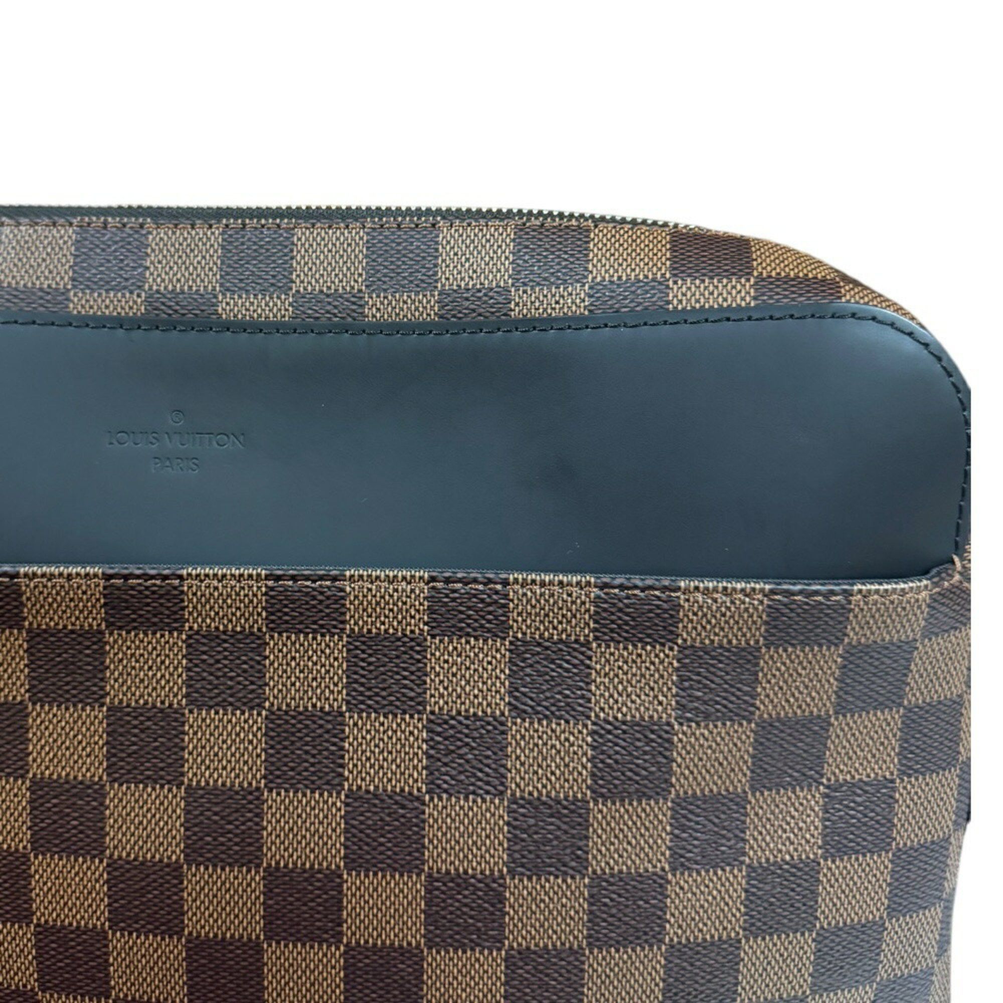 Louis Vuitton Louis Vuitton Jake MM Damier Shoulder Bag Canvas N41569 Brown Men's LOUIS VUITTON Size ONE SIZE - 8 Thumbnail