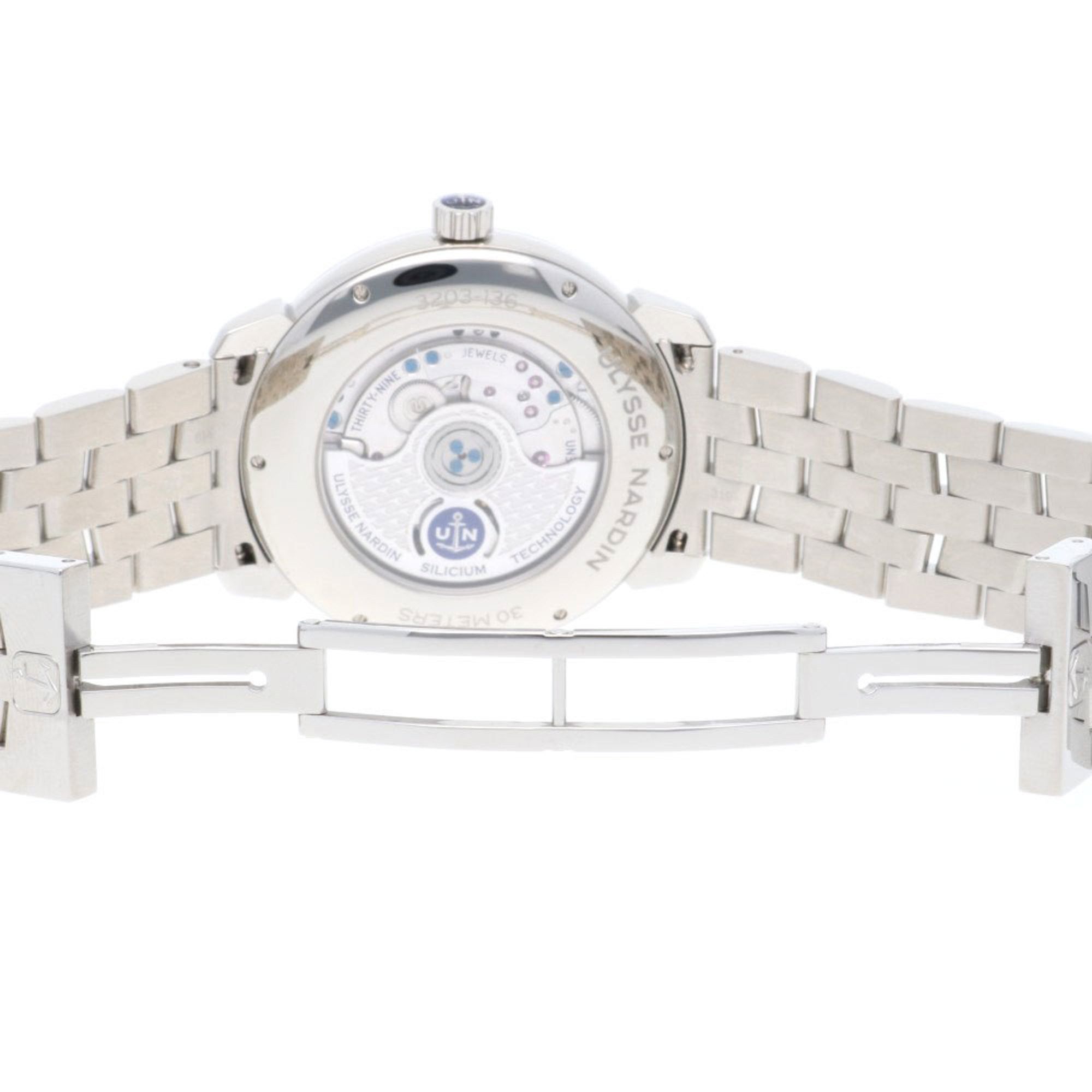 Other Ulysse Nardin Classico Watch Stainless Steel 3203-136/E2 Automatic Men's Defective Item Not Waterproof Size ONE SIZE - 9 Thumbnail