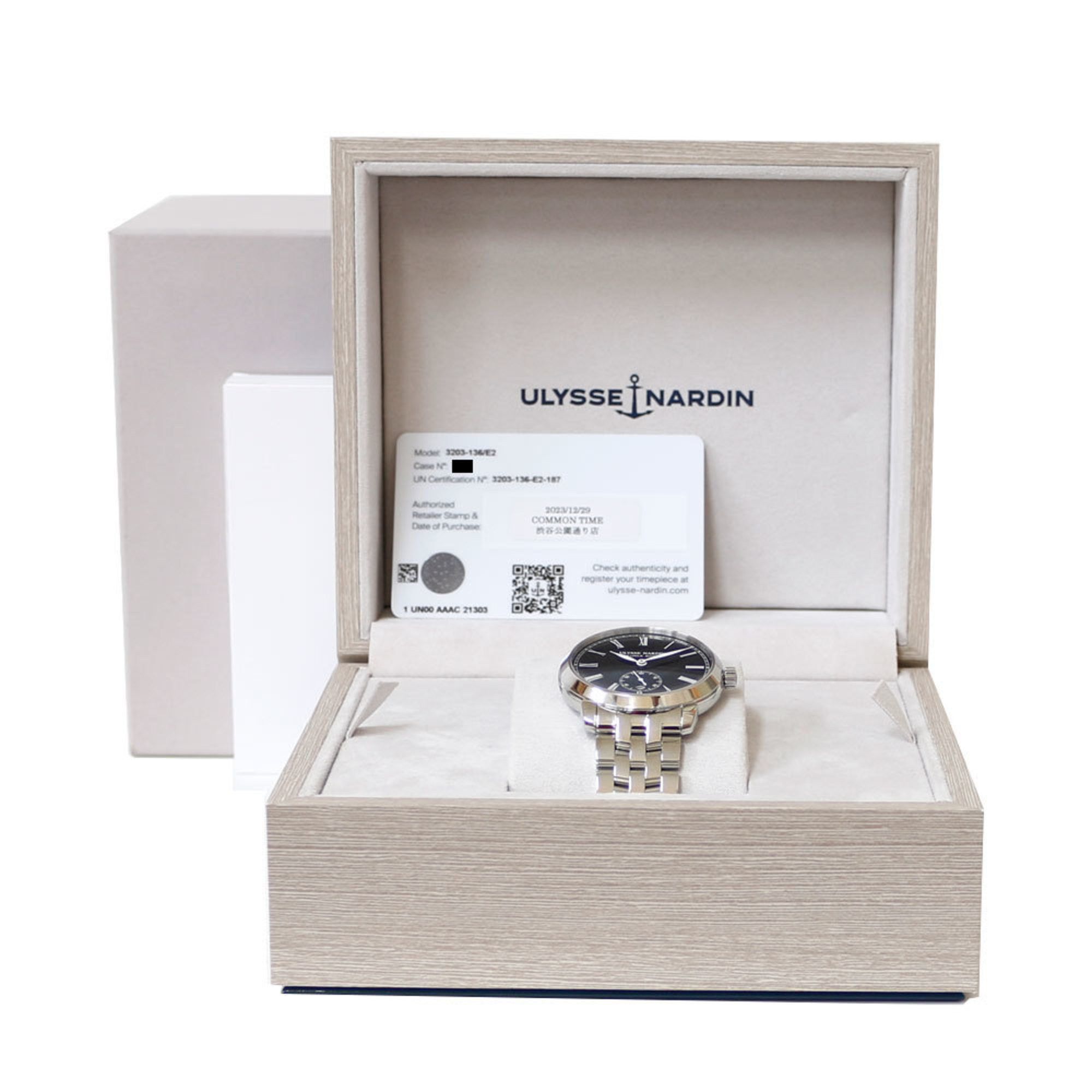 Other Ulysse Nardin Classico Watch Stainless Steel 3203-136/E2 Automatic Men's Defective Item Not Waterproof Size ONE SIZE - 11 Thumbnail