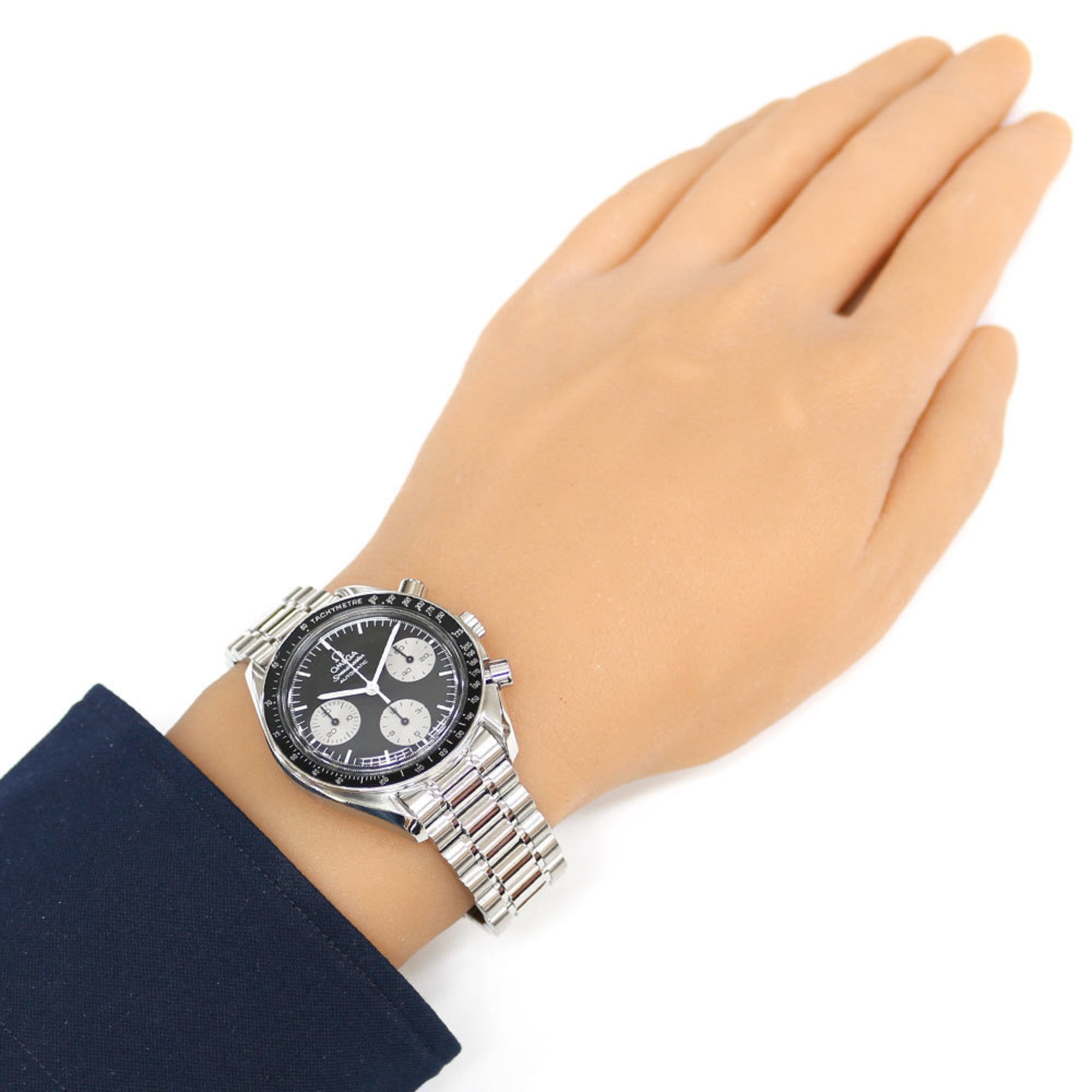 Omega Omega Speedmaster Watch Stainless Steel 35105200 Automatic Men's OMEGA Limited Edition Overhauled Size ONE SIZE - 2 Thumbnail