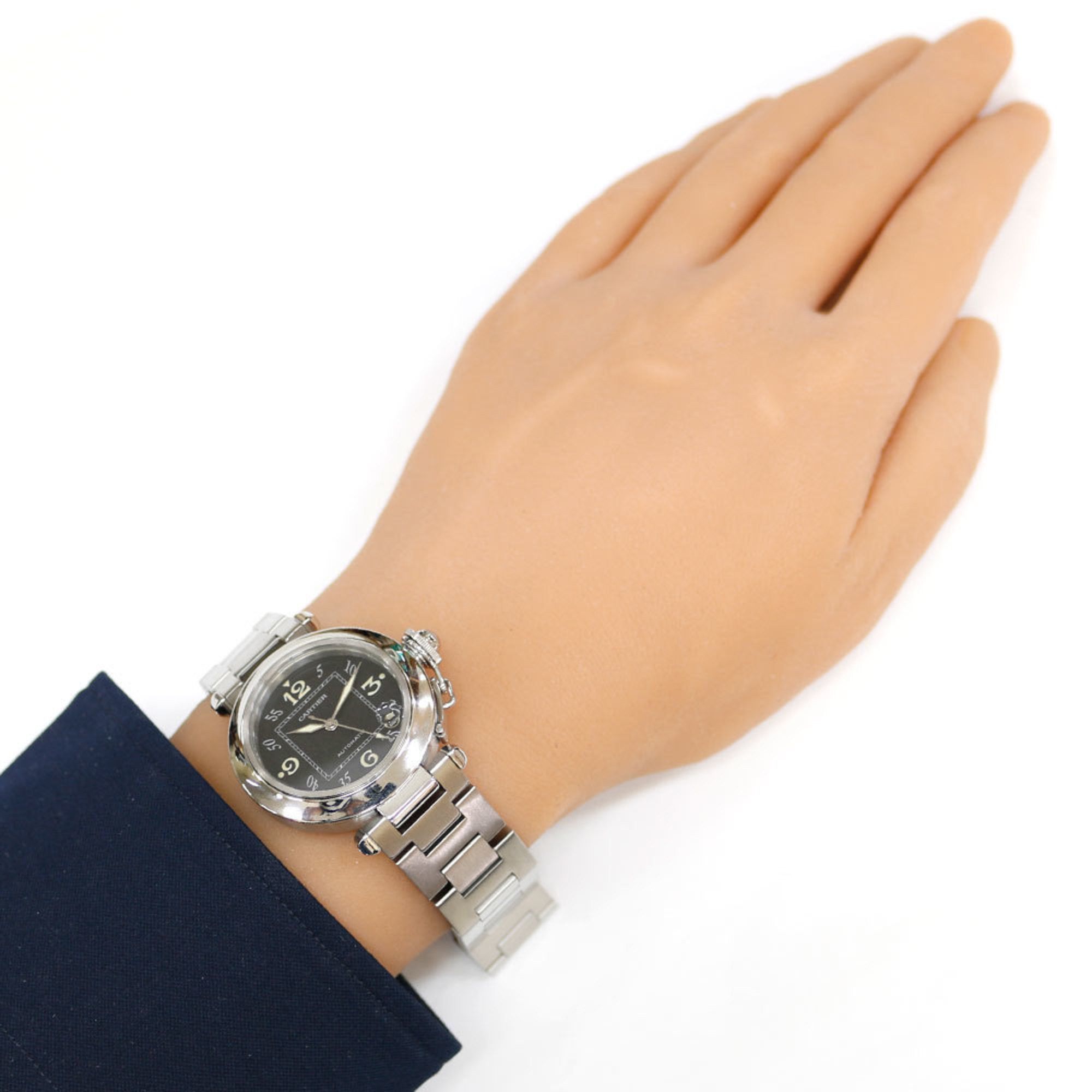 Cartier Cartier Pasha Watch, Stainless Steel 2324, Automatic, Unisex, CARTIER, Overhauled Size ONE SIZE - 2 Thumbnail