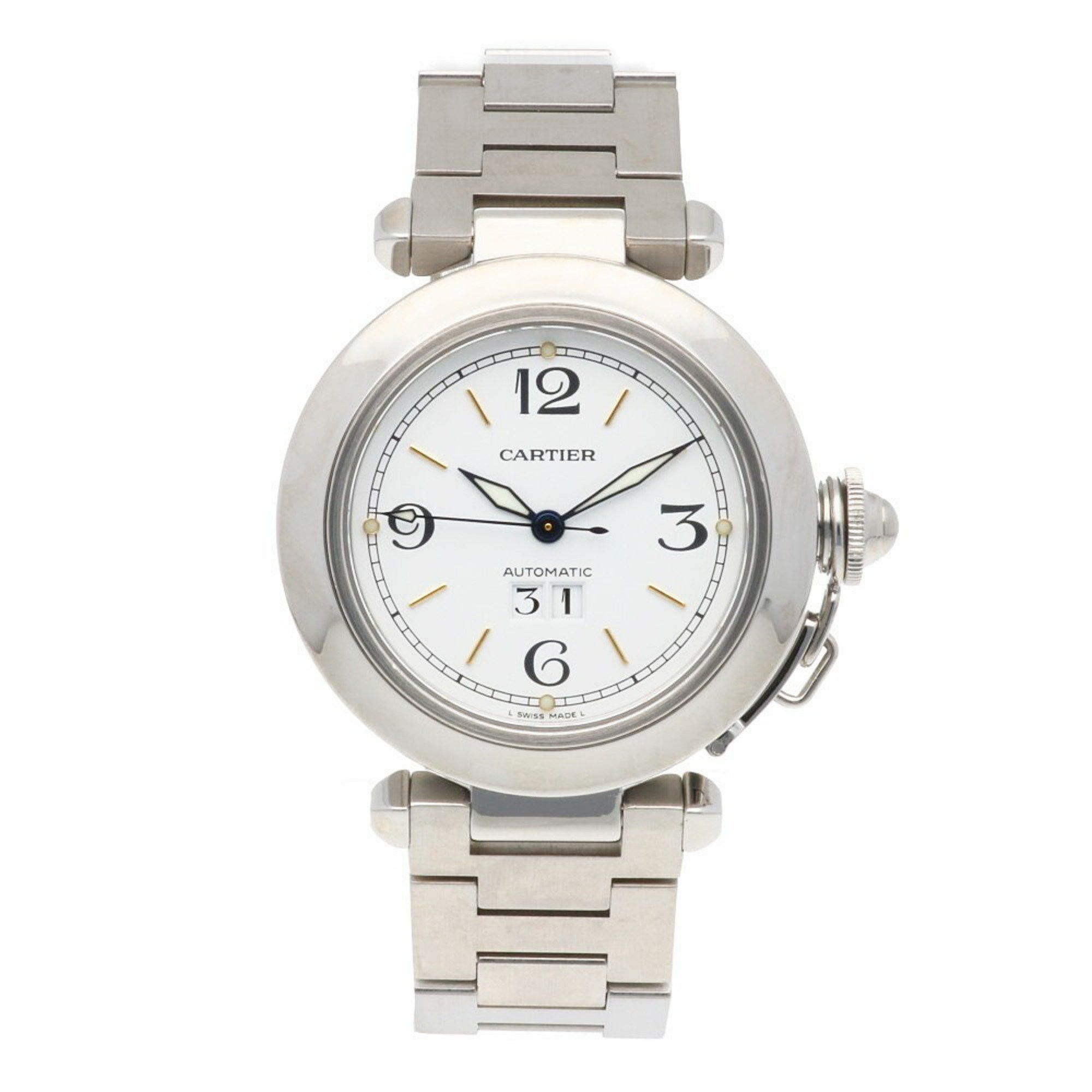 Cartier Cartier Pasha C Big Date Watch Stainless Steel 2475 Automatic Men's CARTIER Overhauled Size ONE SIZE - 8 Thumbnail