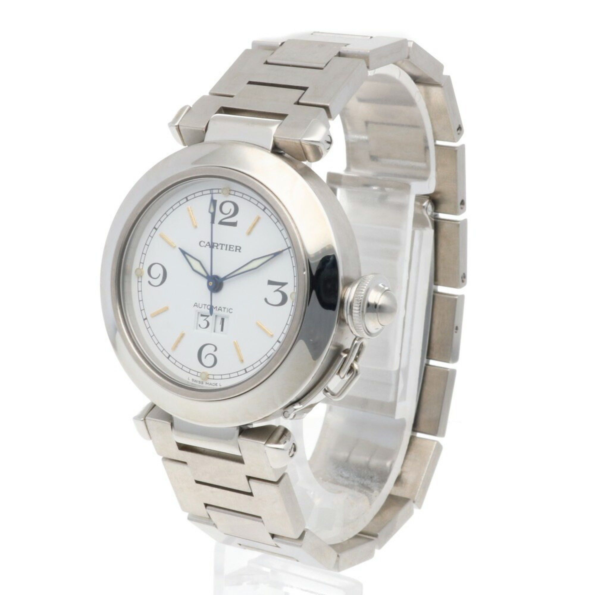 Cartier Cartier Pasha C Big Date Watch Stainless Steel 2475 Automatic Men's CARTIER Overhauled Size ONE SIZE - 3 Thumbnail