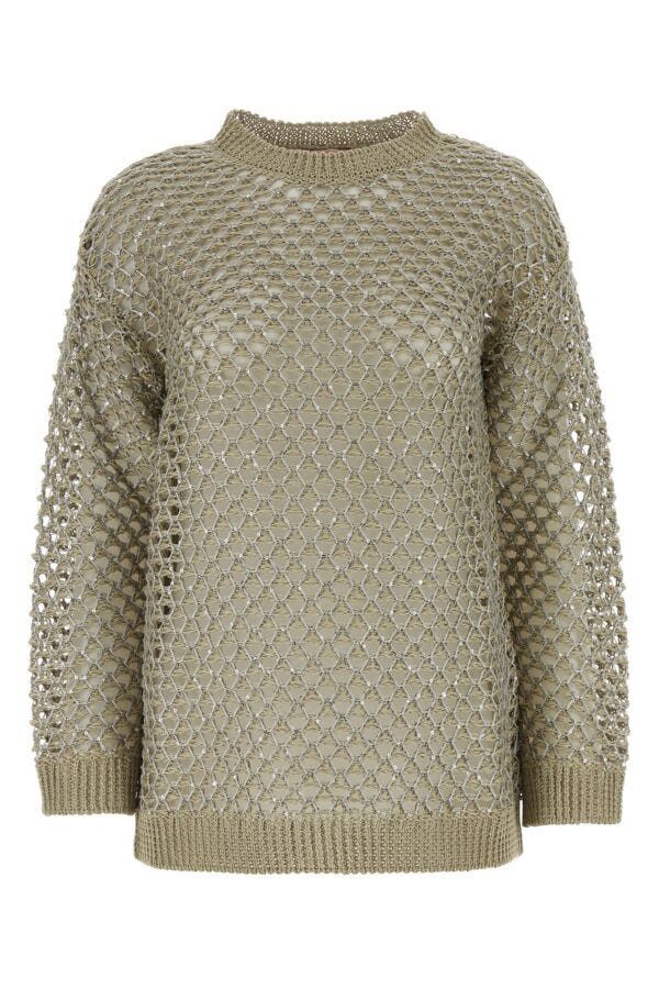 Valentino Embellished Crochet Sweater Size XS / US 0-2 / IT 36-38 - 3 Thumbnail