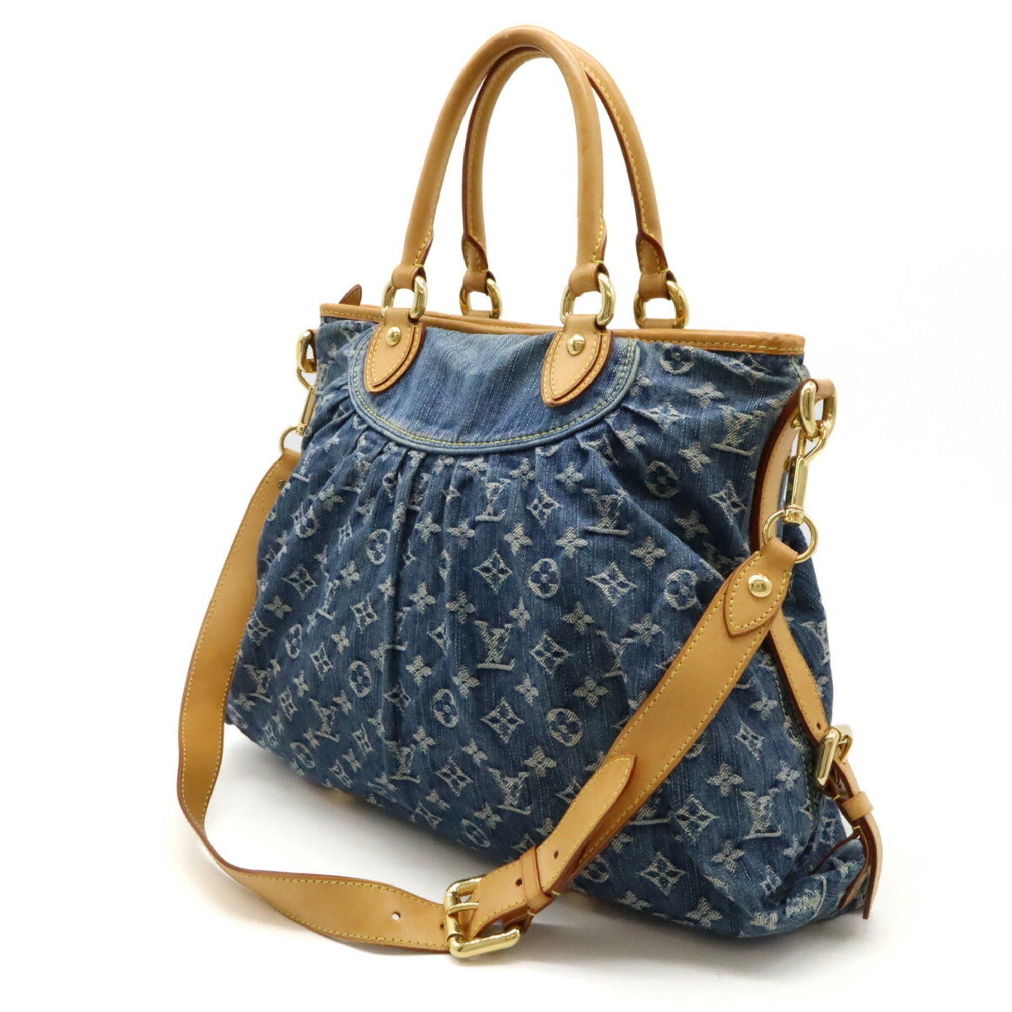 Louis Vuitton Louis Vuitton Monogram Denim Neo Cavi GM Tote Bag Handbag Shoulder Blue M95350 Size ONE SIZE - 3 Thumbnail