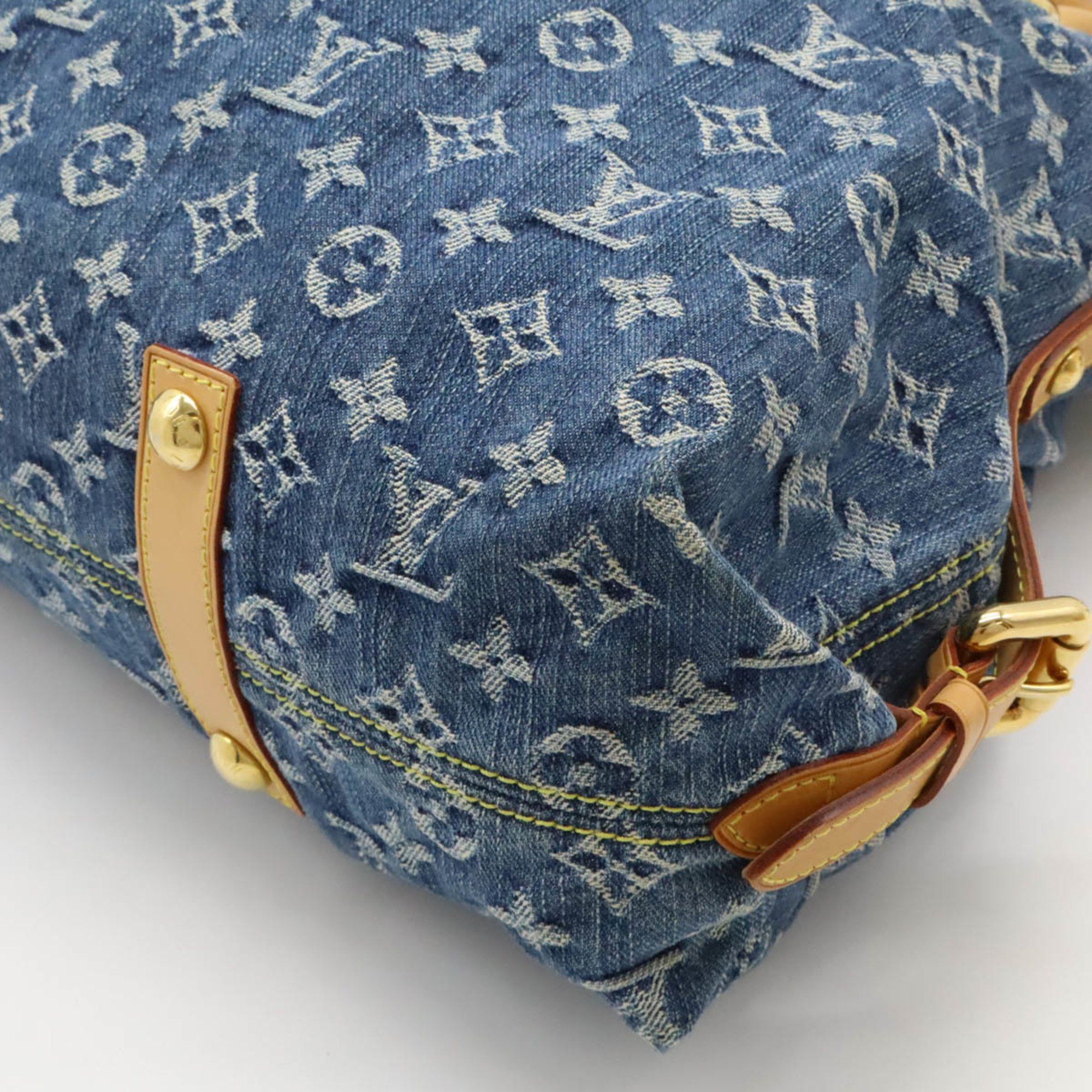Louis Vuitton Louis Vuitton Monogram Denim Neo Cavi GM Tote Bag Handbag Shoulder Blue M95350 Size ONE SIZE - 4 Thumbnail