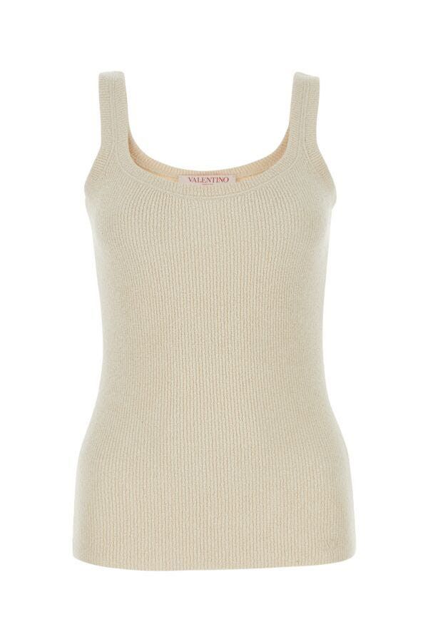 Valentino Sand Silk Tank Top Size XS / US 0-2 / IT 36-38 - 3 Thumbnail