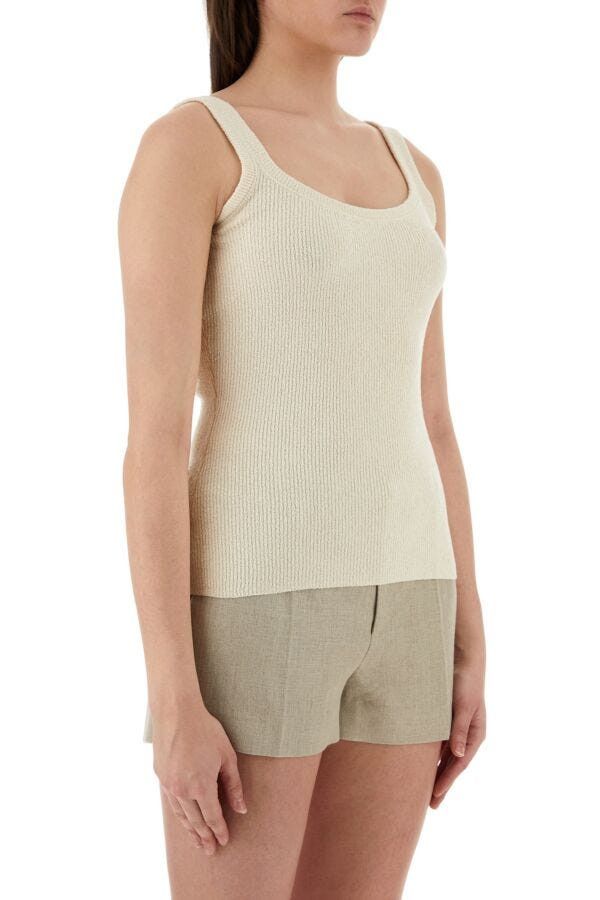 Valentino Sand Silk Tank Top Size XS / US 0-2 / IT 36-38 - 5 Thumbnail
