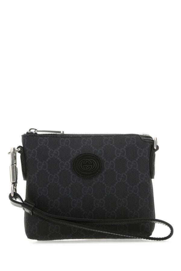 Gucci Black Gg Supreme Fabric Clutch Size ONE SIZE - 3 Thumbnail
