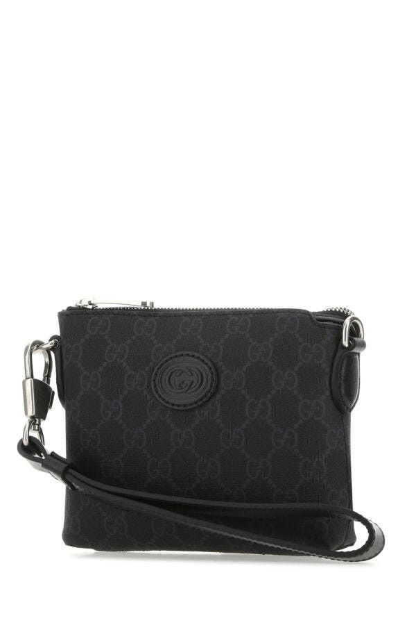 Gucci Black Gg Supreme Fabric Clutch Size ONE SIZE - 4 Thumbnail