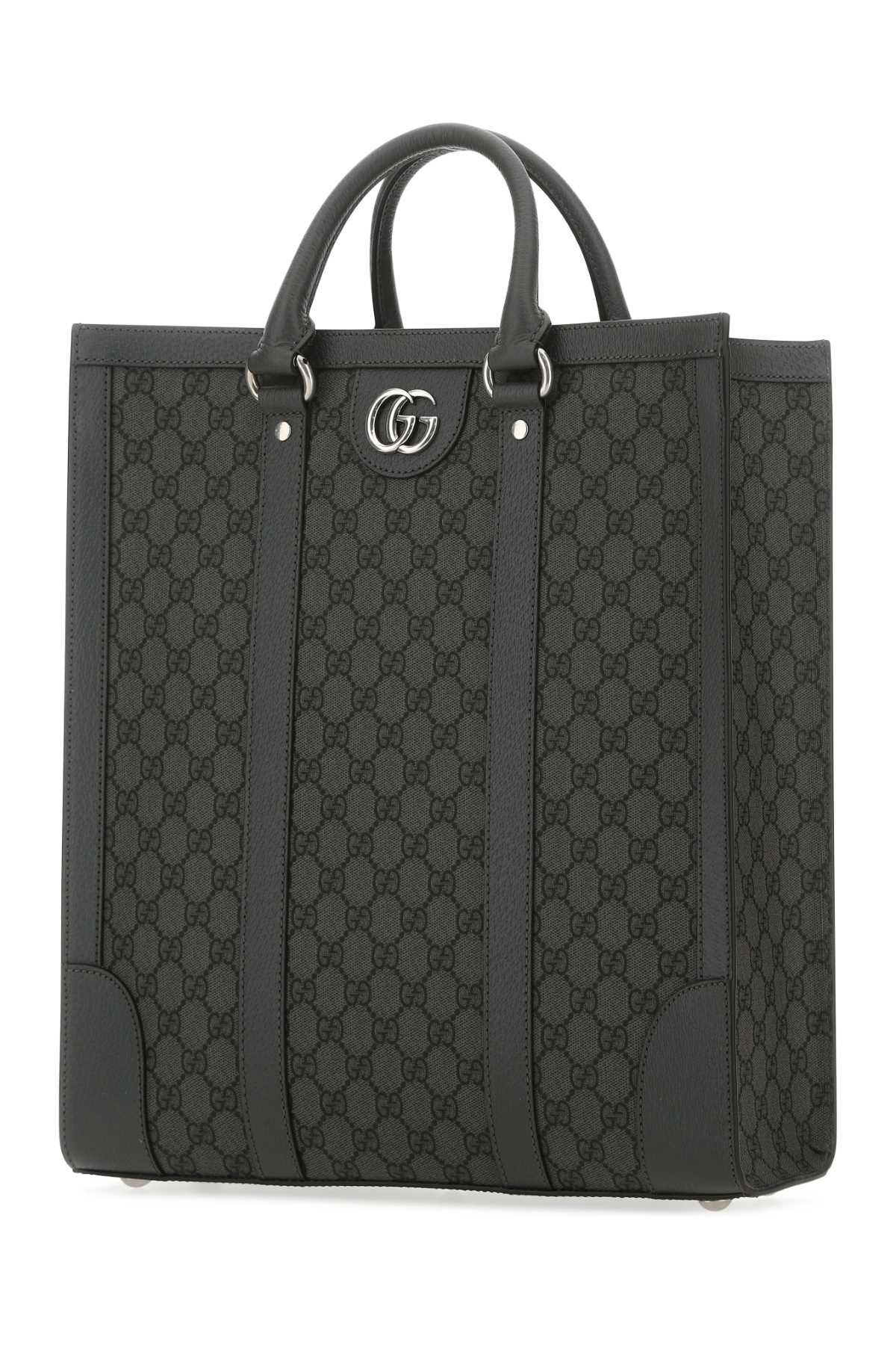 Gucci Gg Supreme Fabric And Leather Ophidia Shopping Bag Size ONE SIZE - 2 Thumbnail