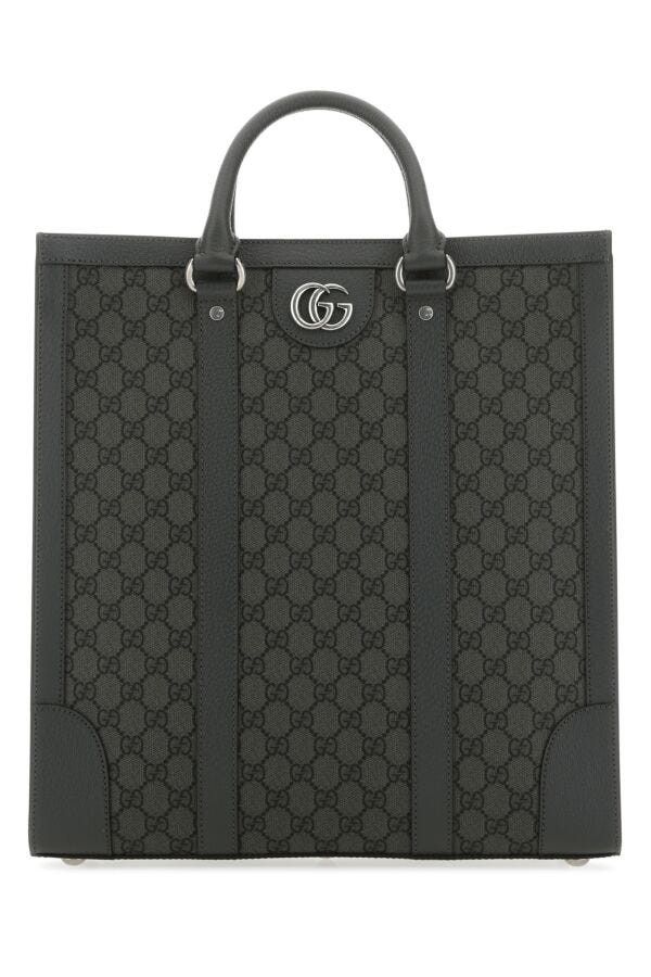 Gucci Gg Supreme Fabric And Leather Ophidia Shopping Bag Size ONE SIZE - 3 Thumbnail