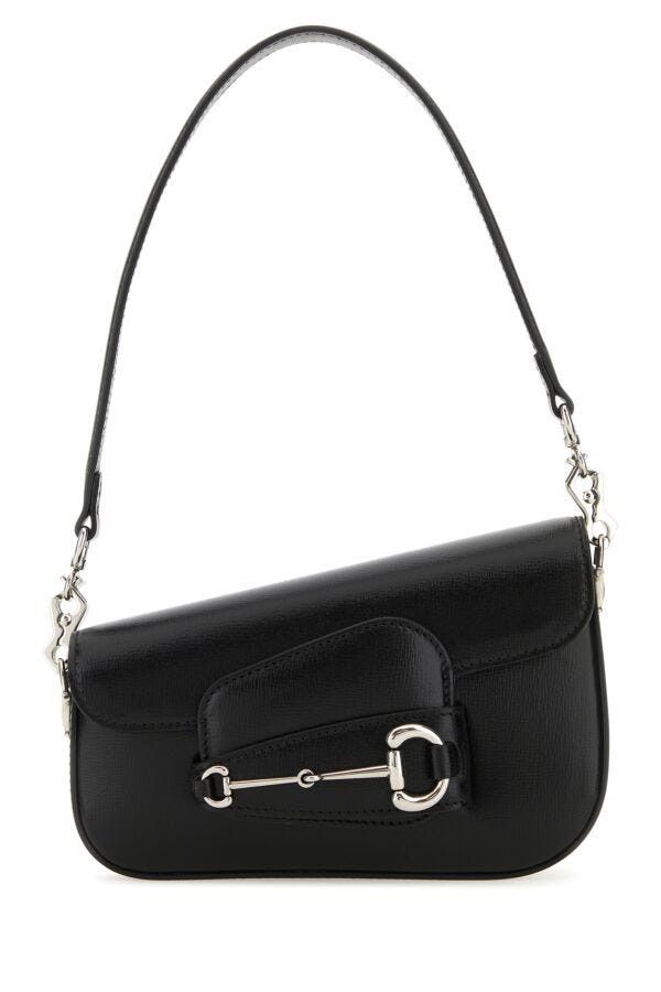 Gucci Black Leather Mini Gucci Horsebit 1955 Handbag Size ONE SIZE - 3 Thumbnail