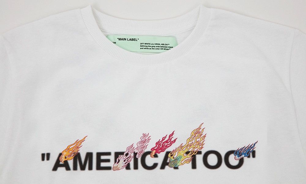 Off white america too shirt best sale