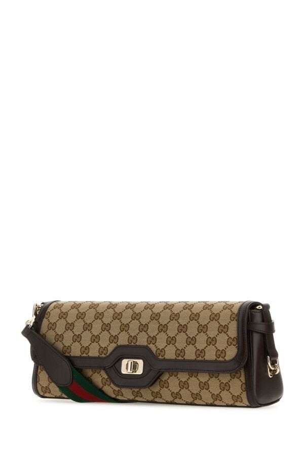 Gucci Original Gg Fabric Medium Luce Shoulder Bag Size ONE SIZE - 4 Thumbnail