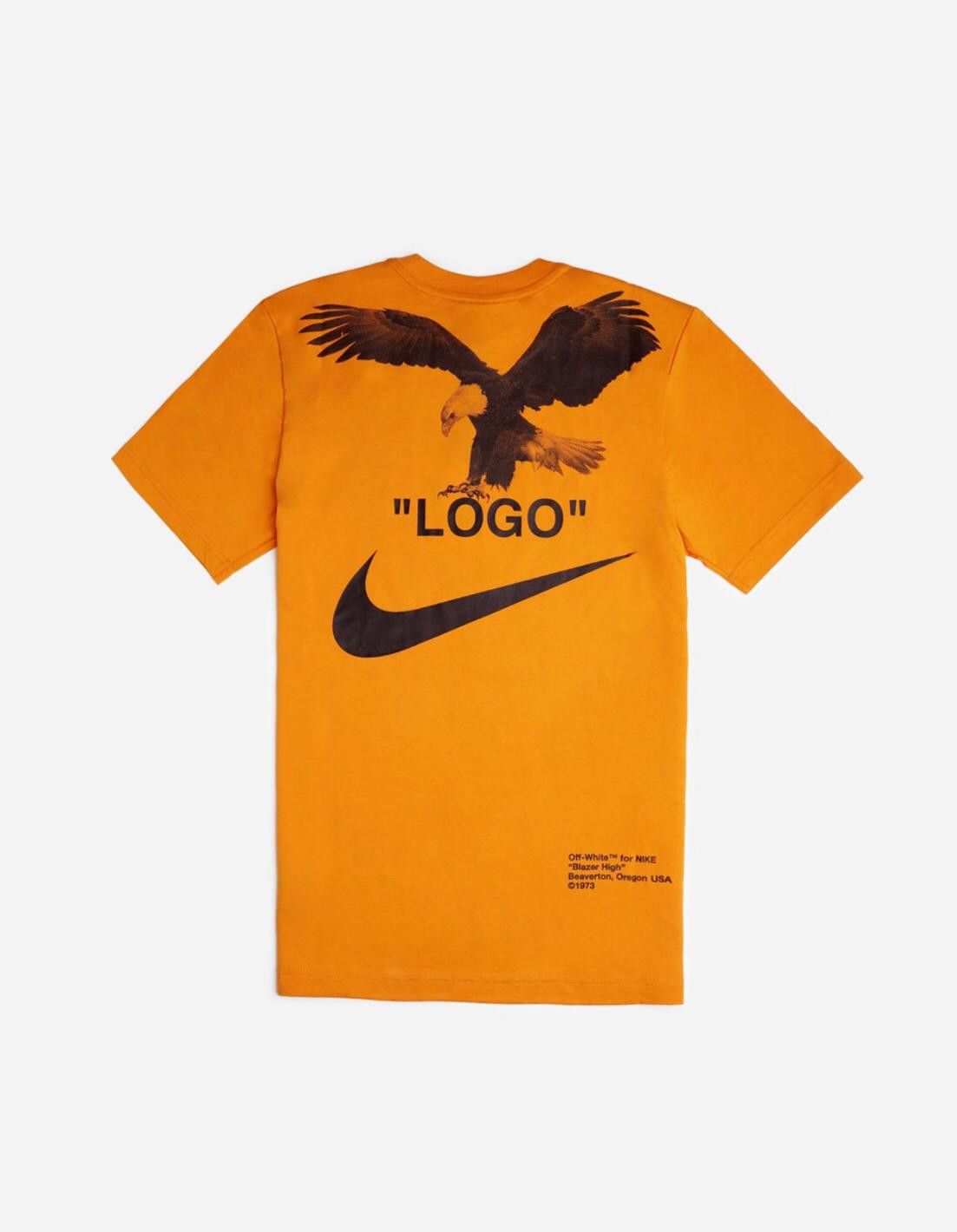 Nike Off White OFF WHITE x Nike NRG A6 Tee Orange Grailed