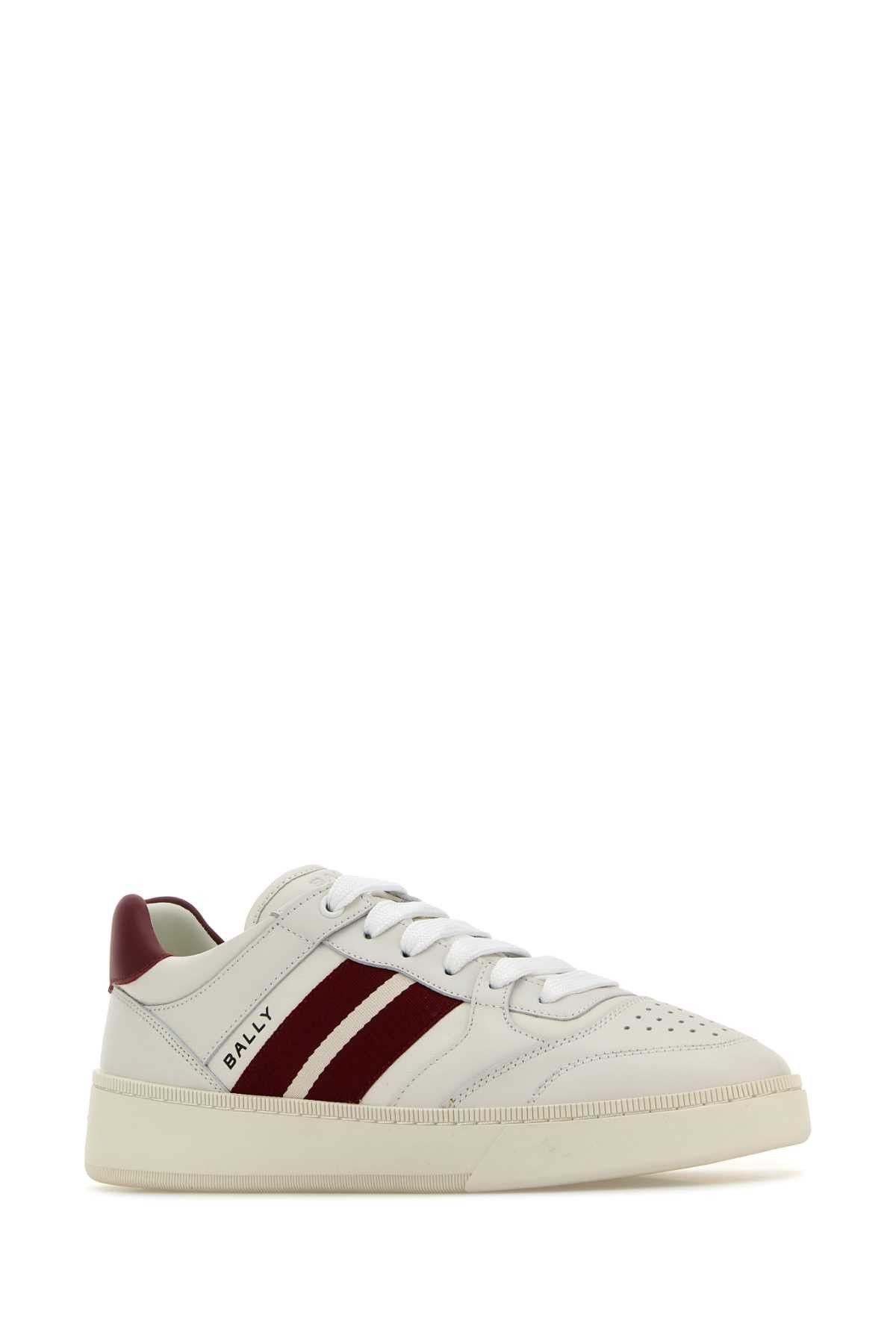 Bally White Leather Rebby Sneakers Size US 6 / EU 39 - 2 Thumbnail