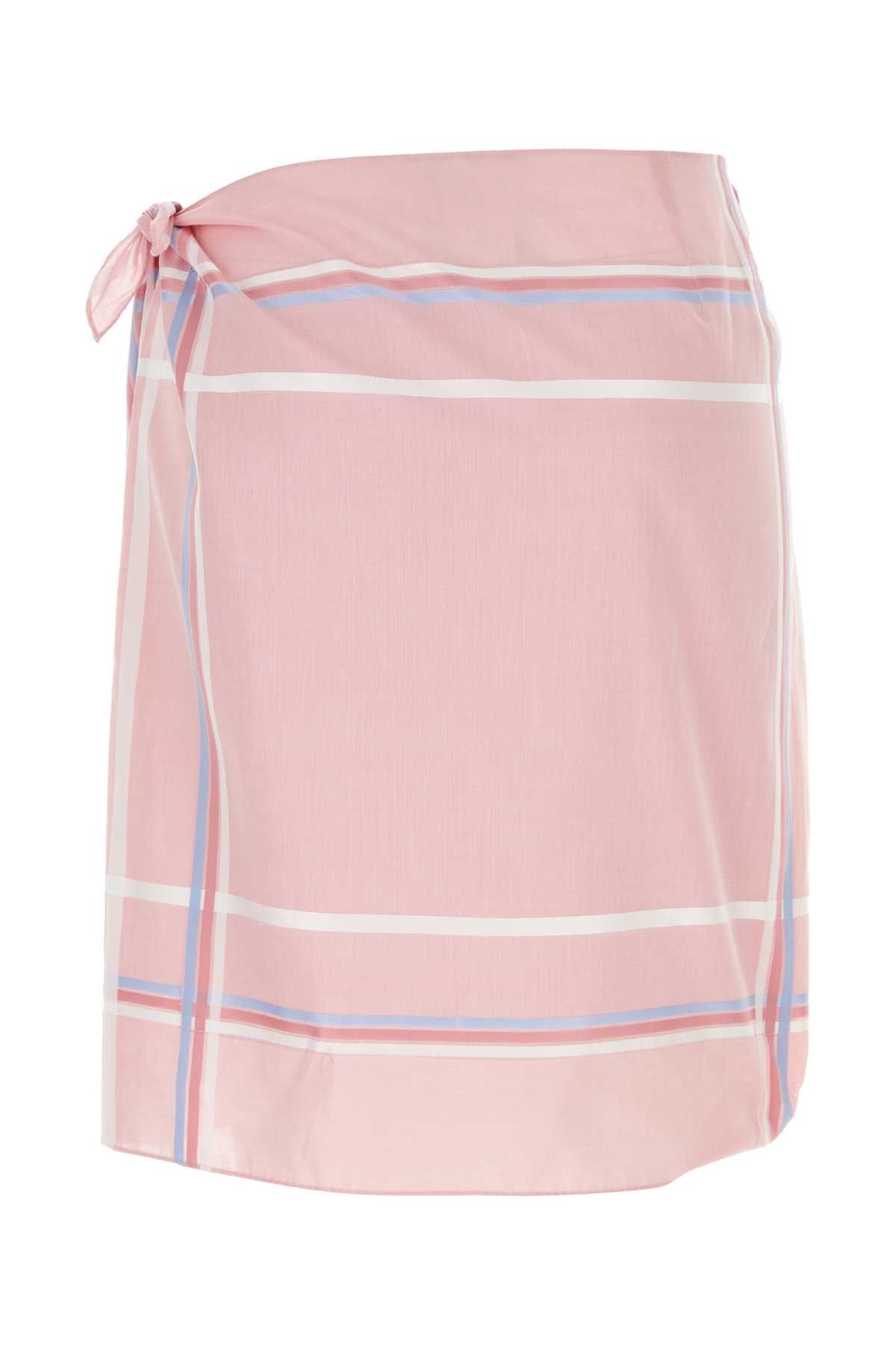 Prada Pink Cotton Skirt Size 27" / US 4 / IT 40 - 2 Thumbnail