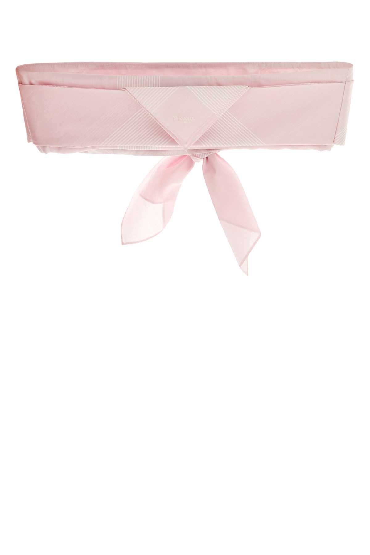 Prada Pastel Pink Cotton Crop-Top Size XS / US 0-2 / IT 36-38 - 2 Thumbnail